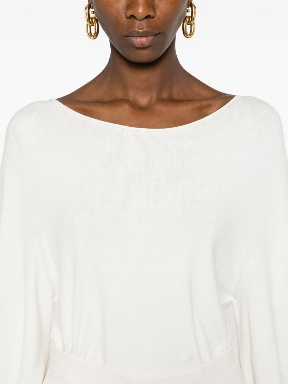 TWINSET Maglione Donna  242TP3500 00282 Bianco - Image 4
