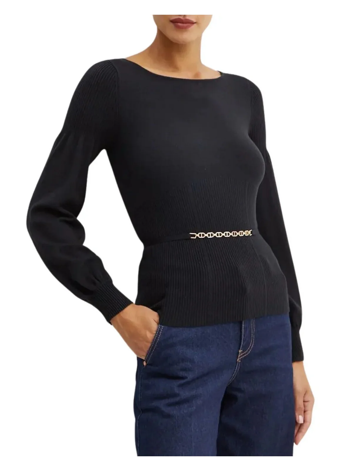 TWINSET Maglione Donna 242TP3590 00006 Nero - Image 2
