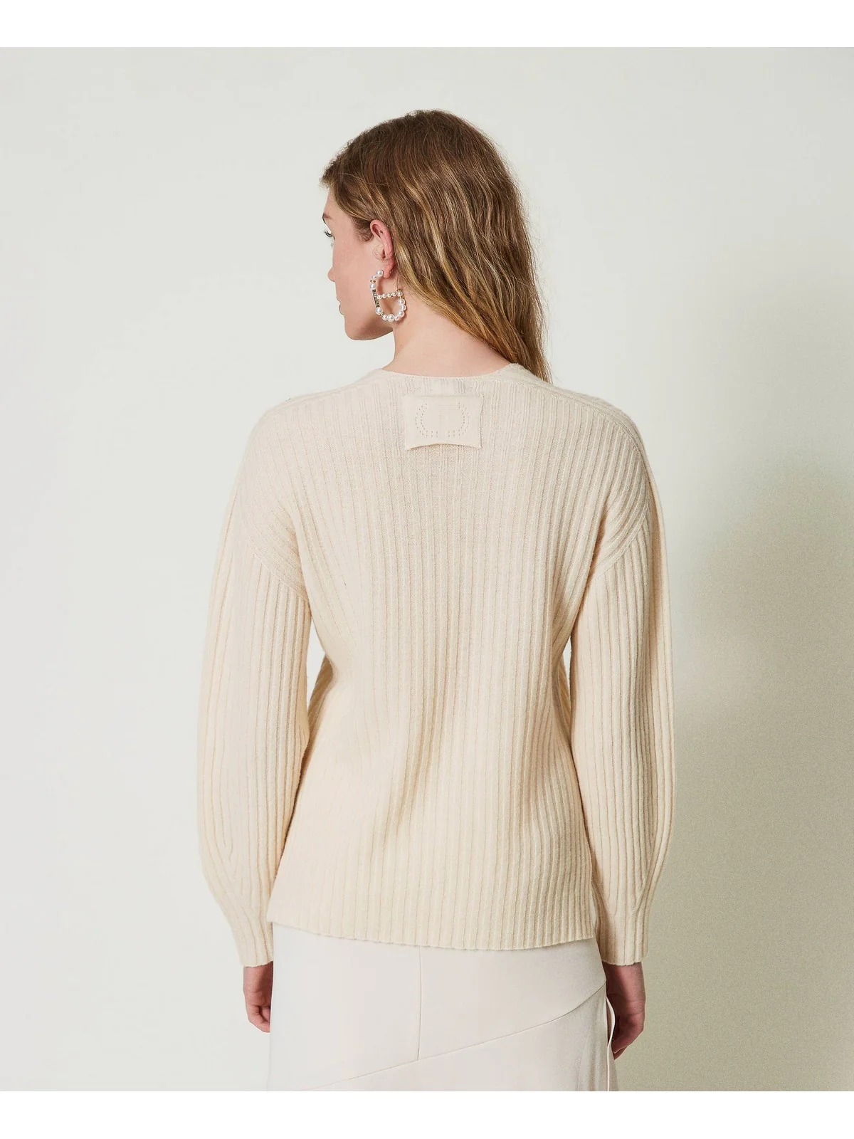 TWINSET Maglione Donna  242TP3716 00282 Bianco - Image 3