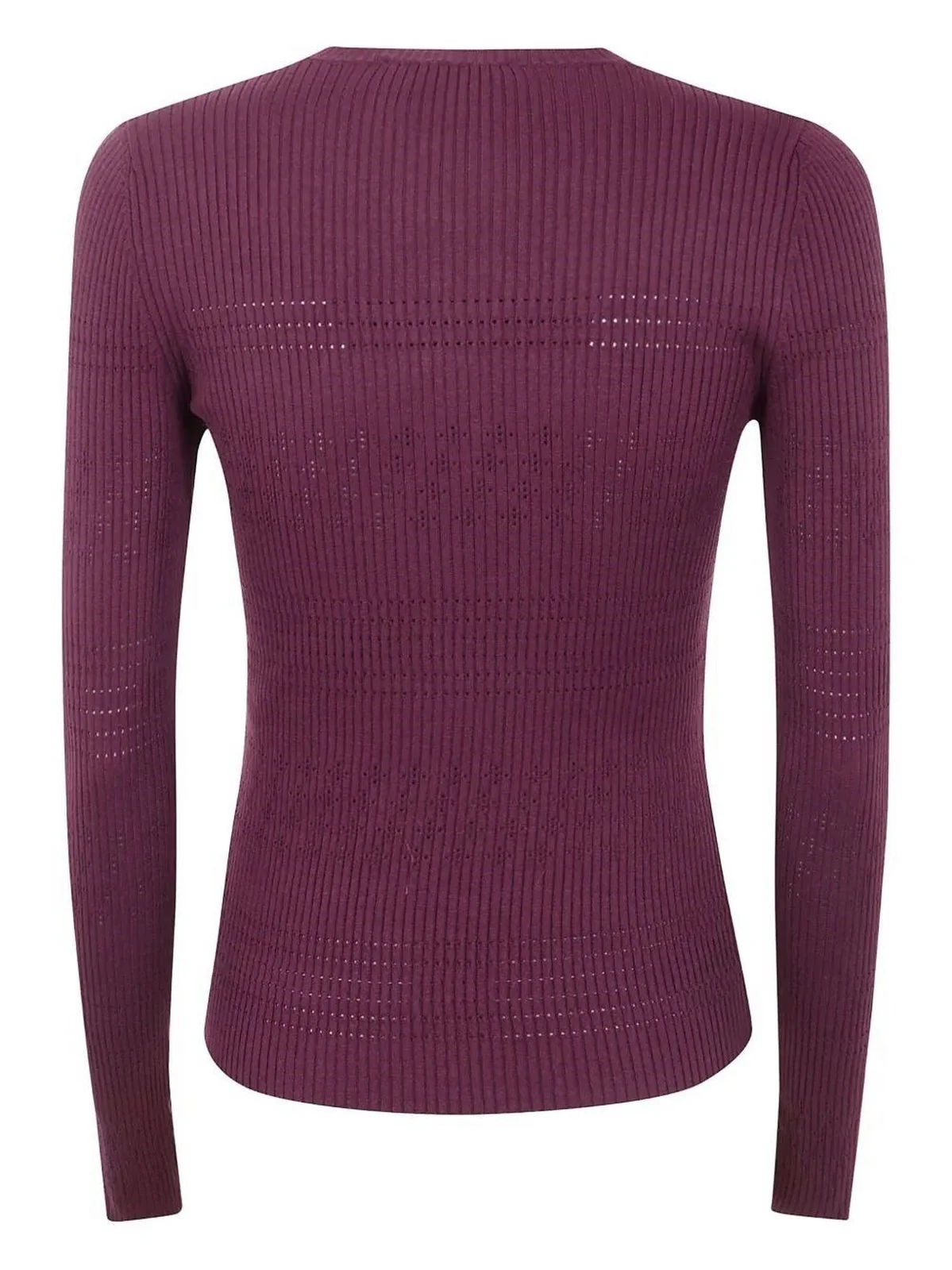 TWINSET Maglione Donna VISCOSE STRETCH TWINSET POINTELLE 252TP3241 05609 WINETASTING - Image 2