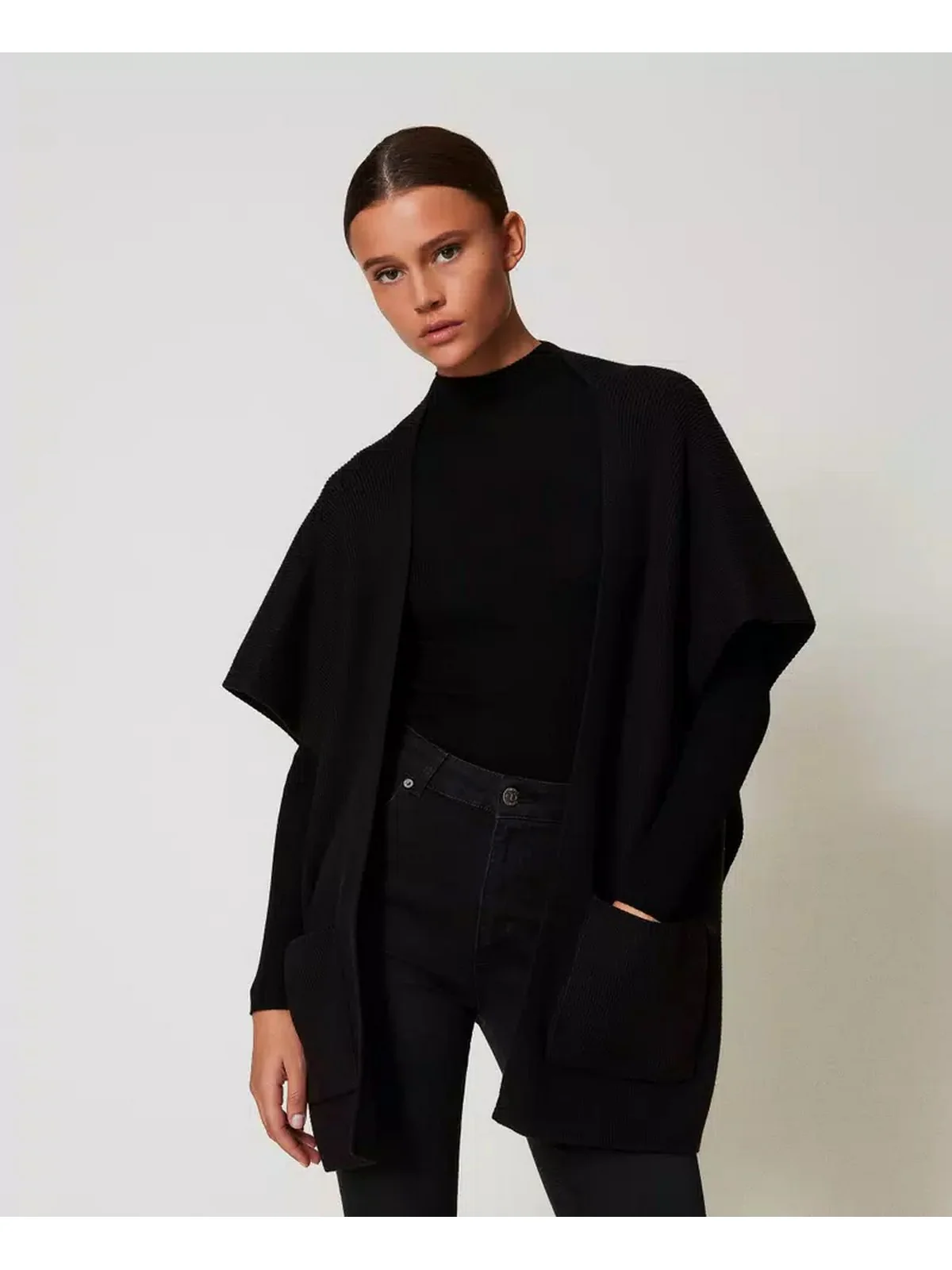 TWINSET Mantella Donna  242TA4150 00006 Nero - Image 2