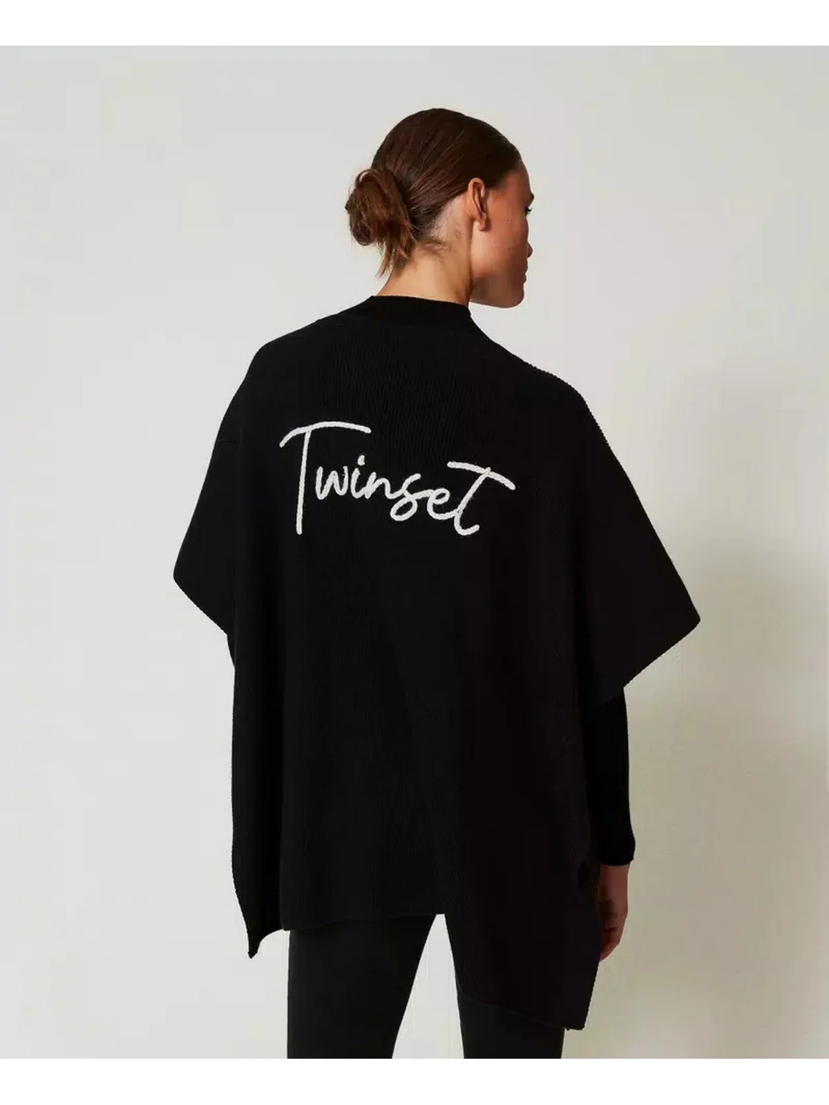 TWINSET Mantella Donna  242TA4150 00006 Nero - Image 4