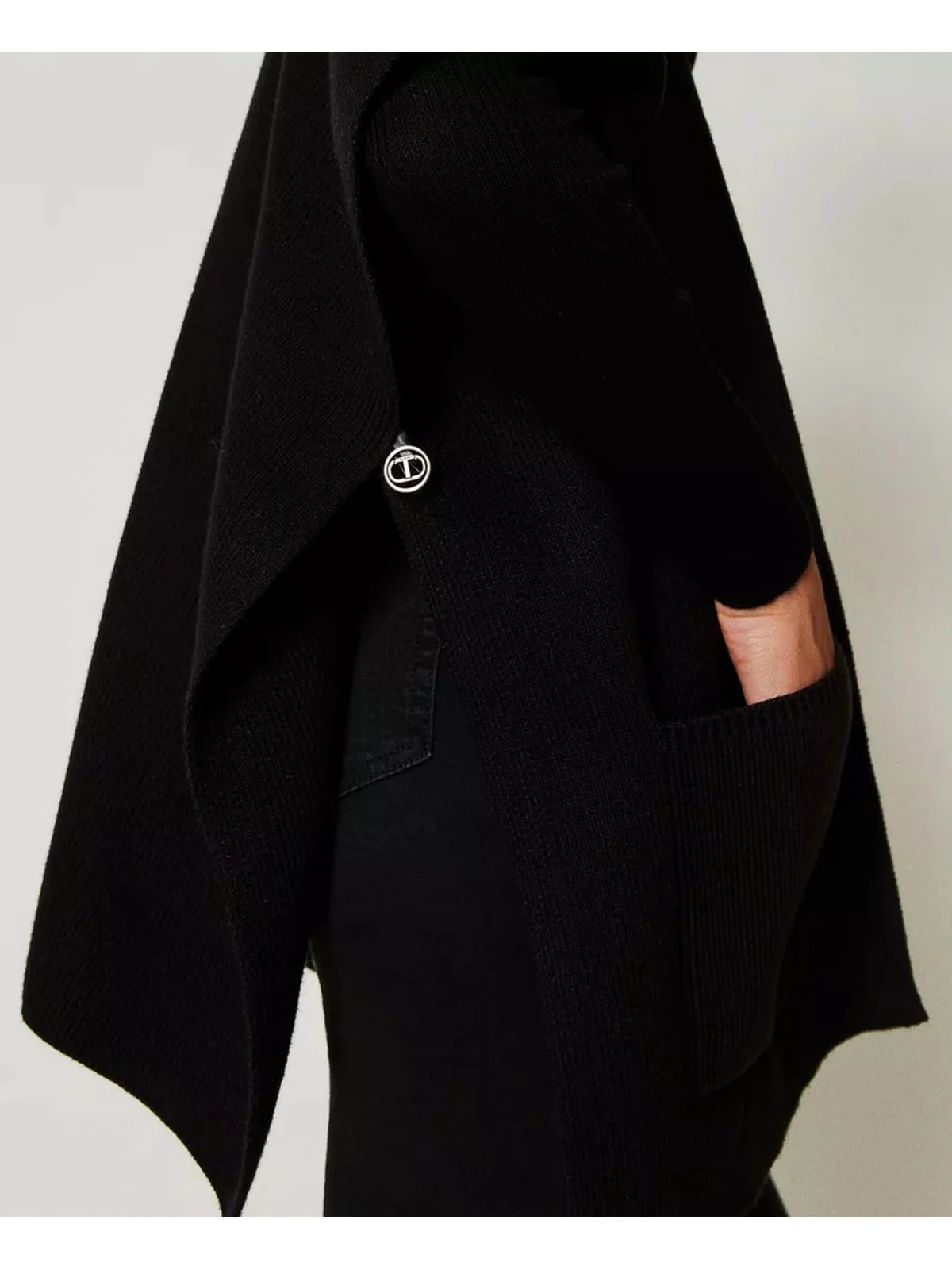 TWINSET Mantella Donna  242TA4150 00006 Nero - Image 5