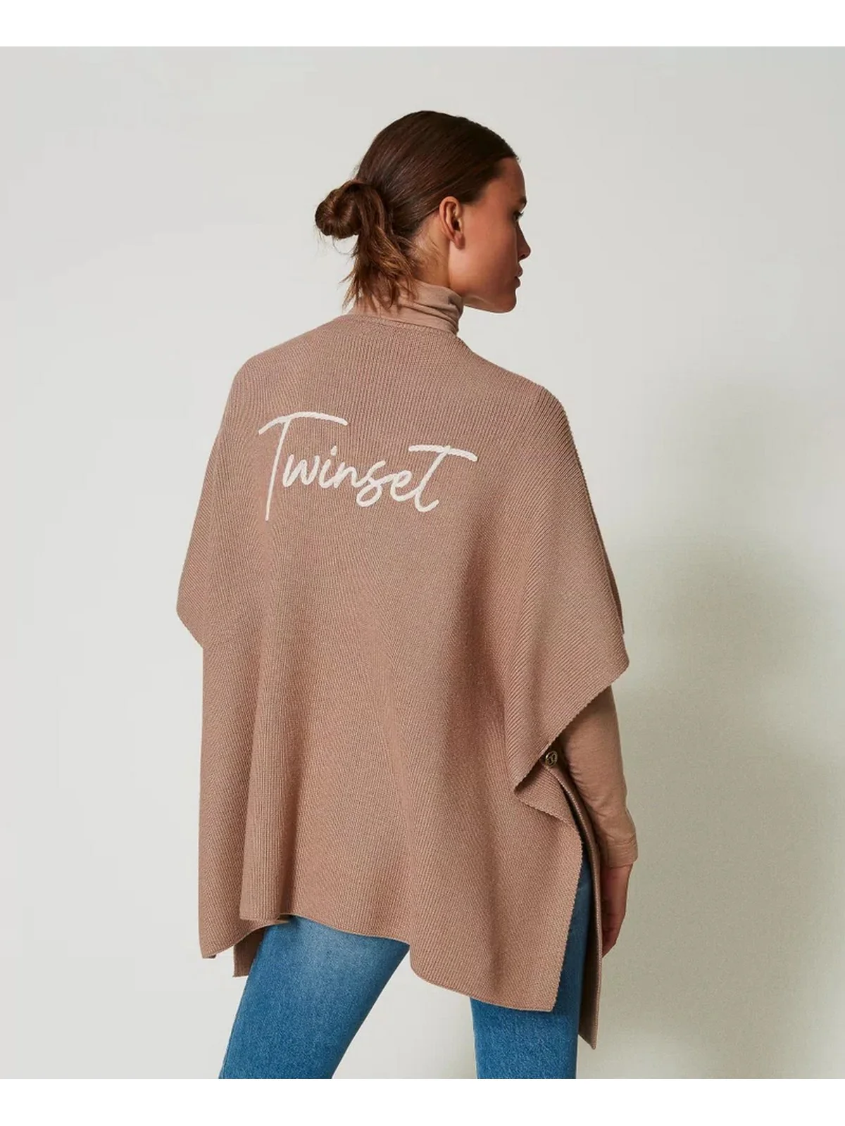 TWINSET Mantella Donna 242TA4150 11754 Marrone - Image 2