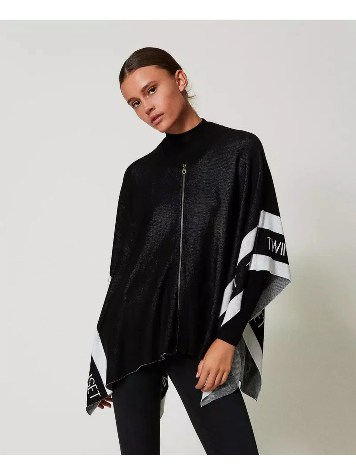 TWINSET Mantella Donna  242TA4163 00006 Nero - Image 2