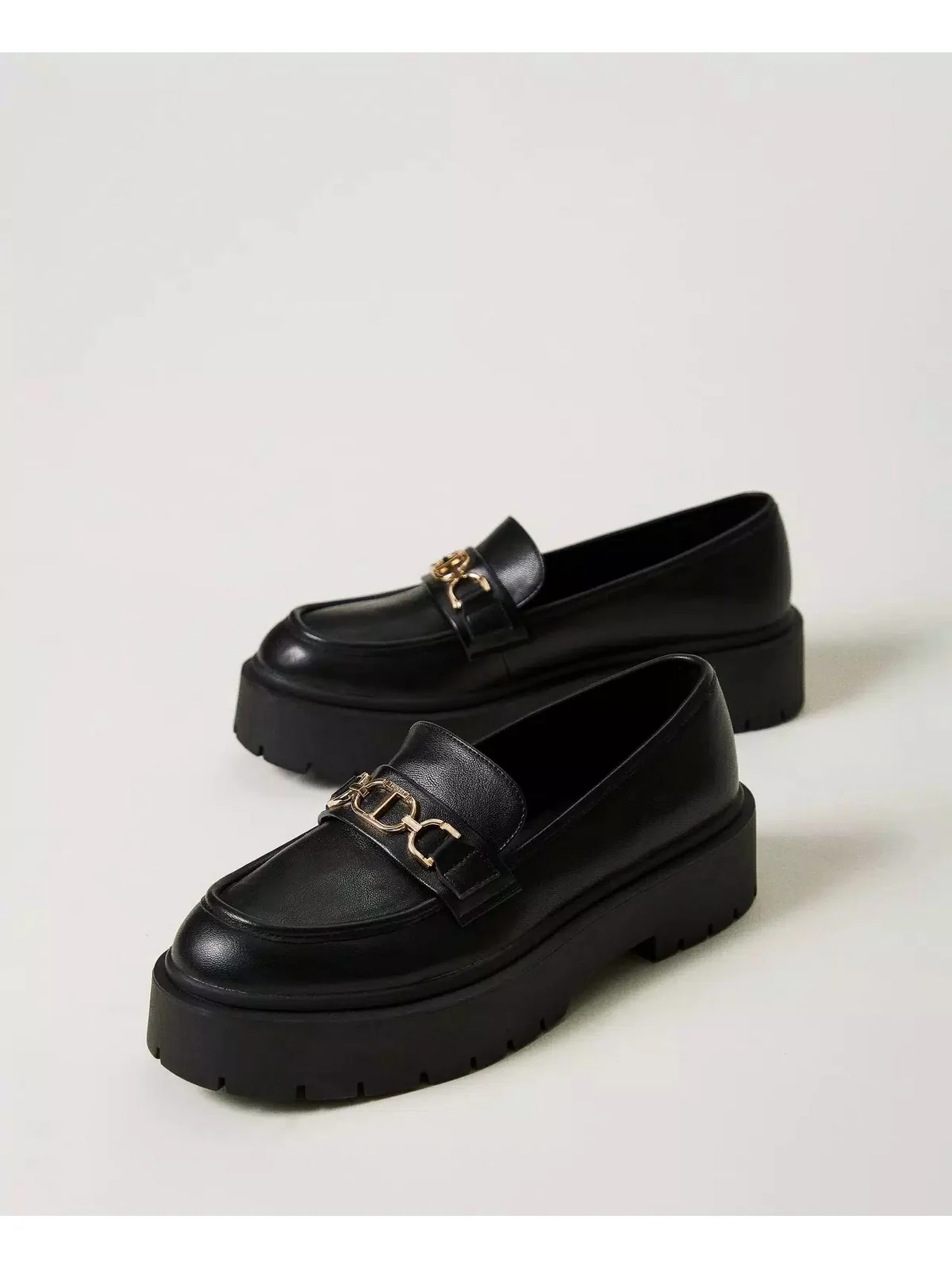 TWINSET Mocassino Donna  242TCP060 00006 Nero - Image 2
