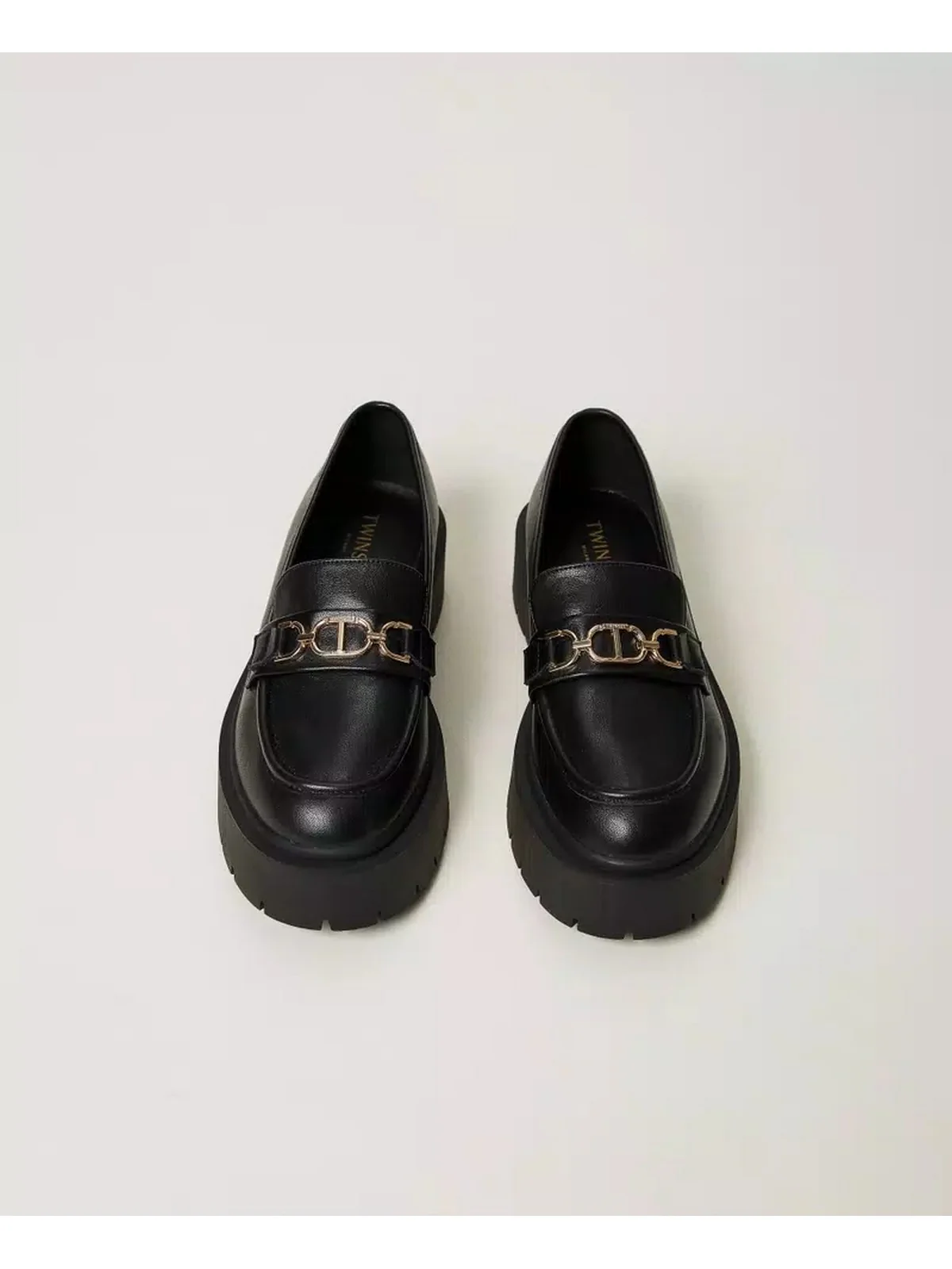 TWINSET Mocassino Donna  242TCP060 00006 Nero - Image 4