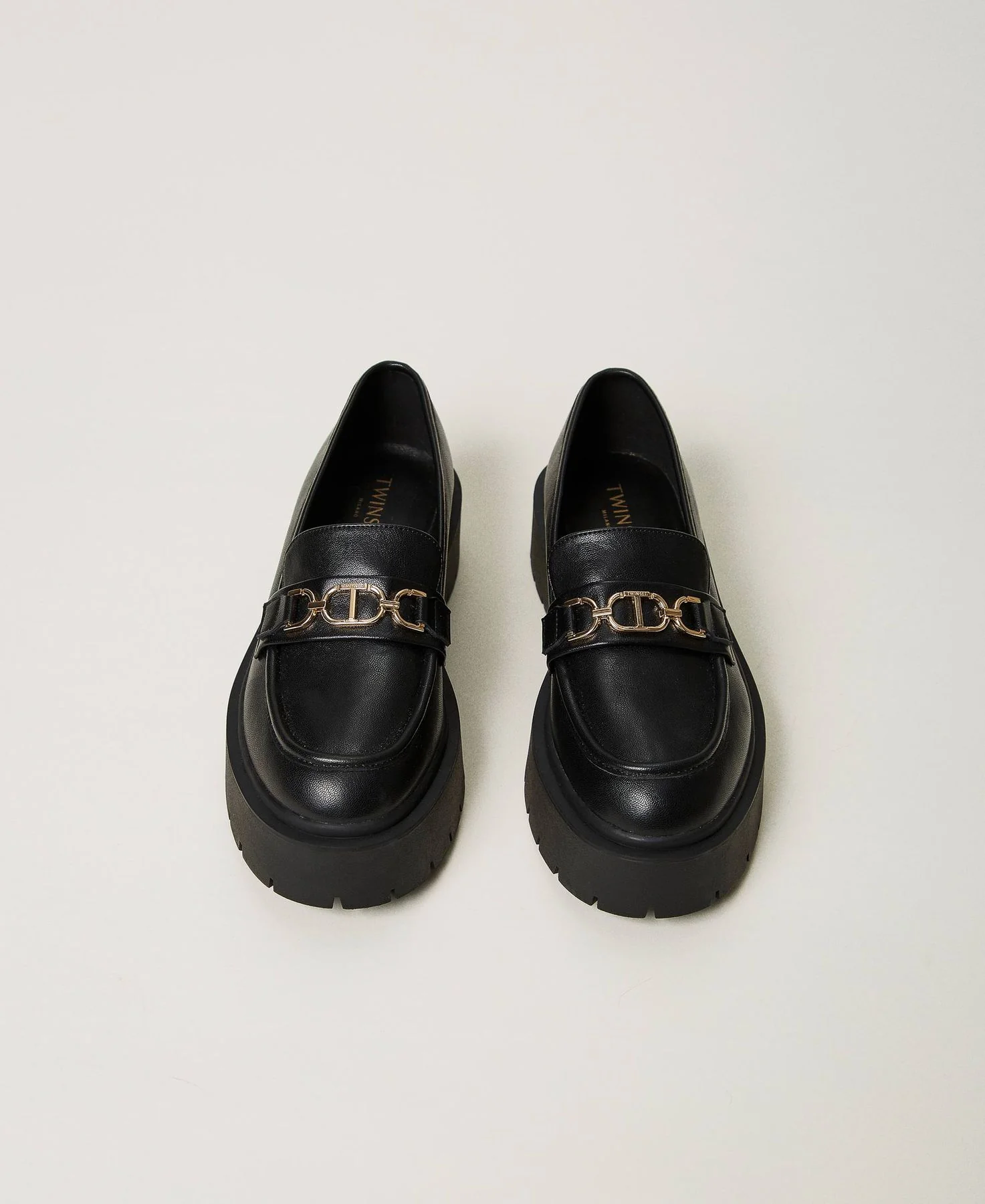 TWINSET Mocassino Donna  242TCP060 00006 Nero - Image 5