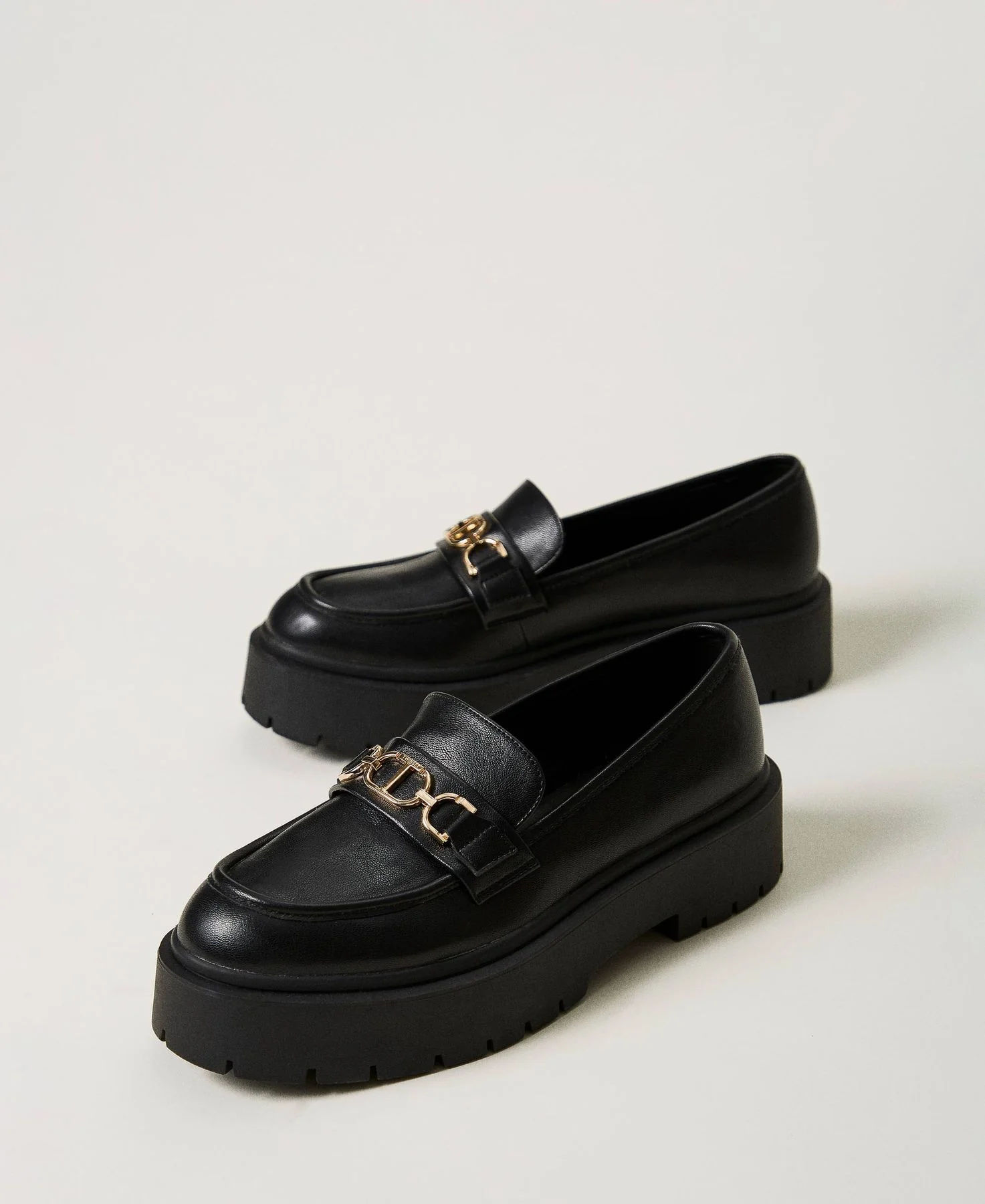 TWINSET Mocassino Donna  242TCP060 00006 Nero - Image 6
