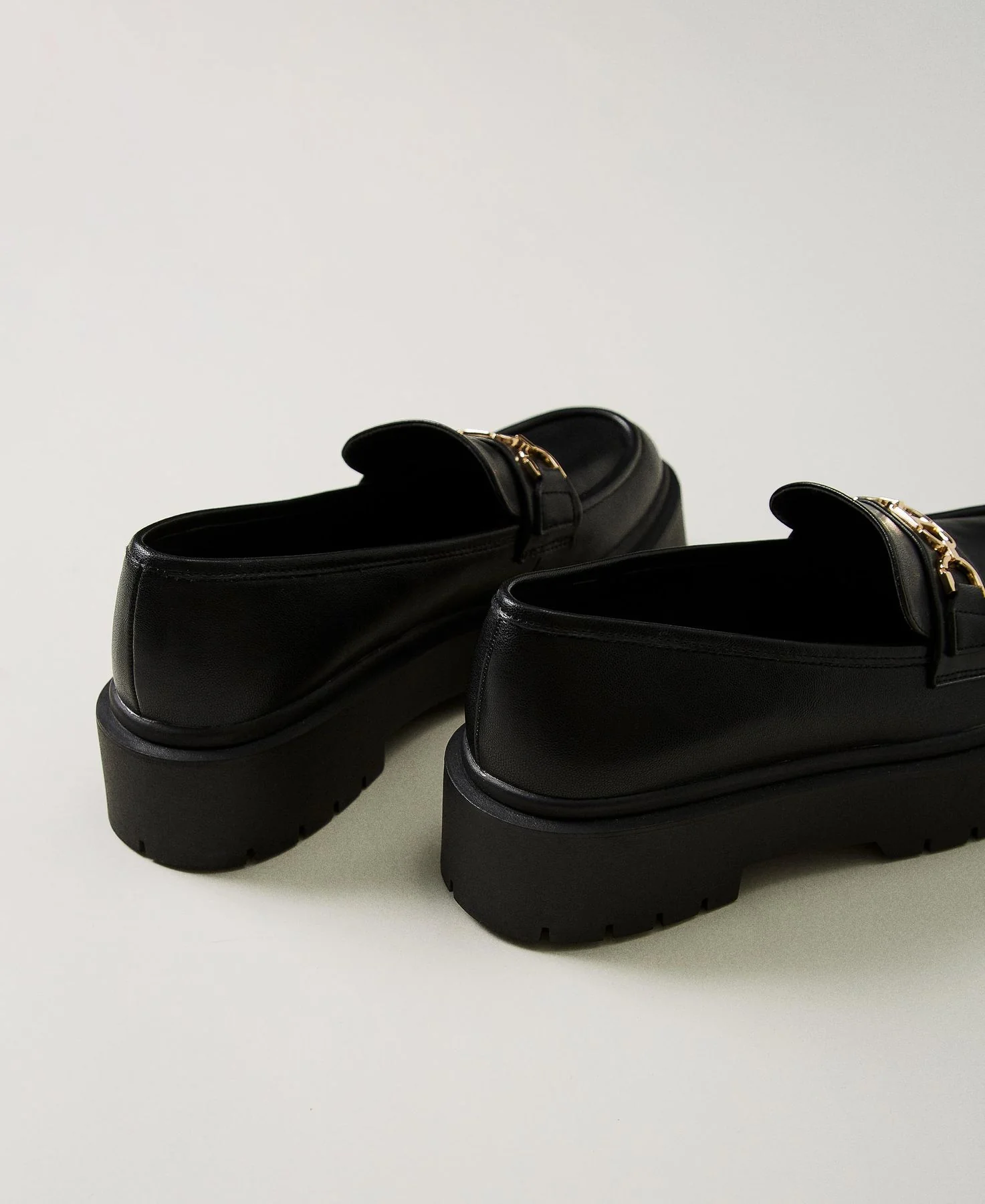 TWINSET Mocassino Donna  242TCP060 00006 Nero - Image 7