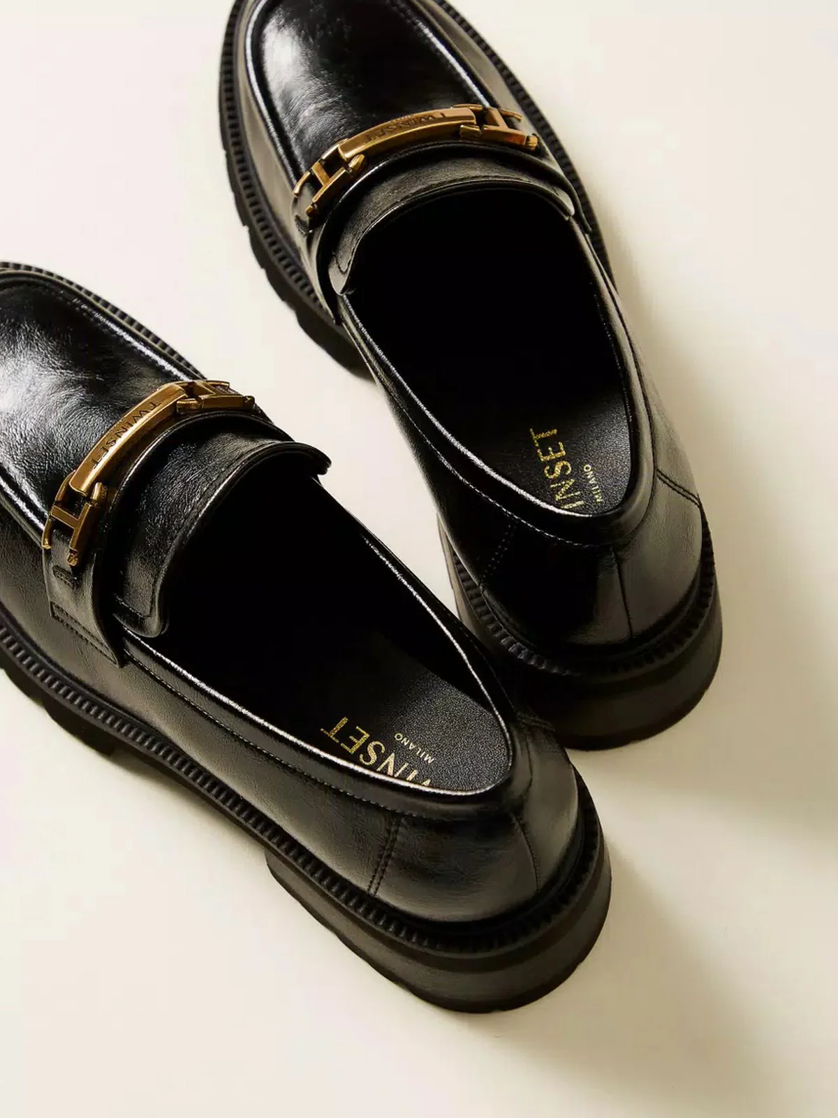 TWINSET Mocassino Donna MORSETTO SHOES 252TGT080 00006 Nero - Image 3