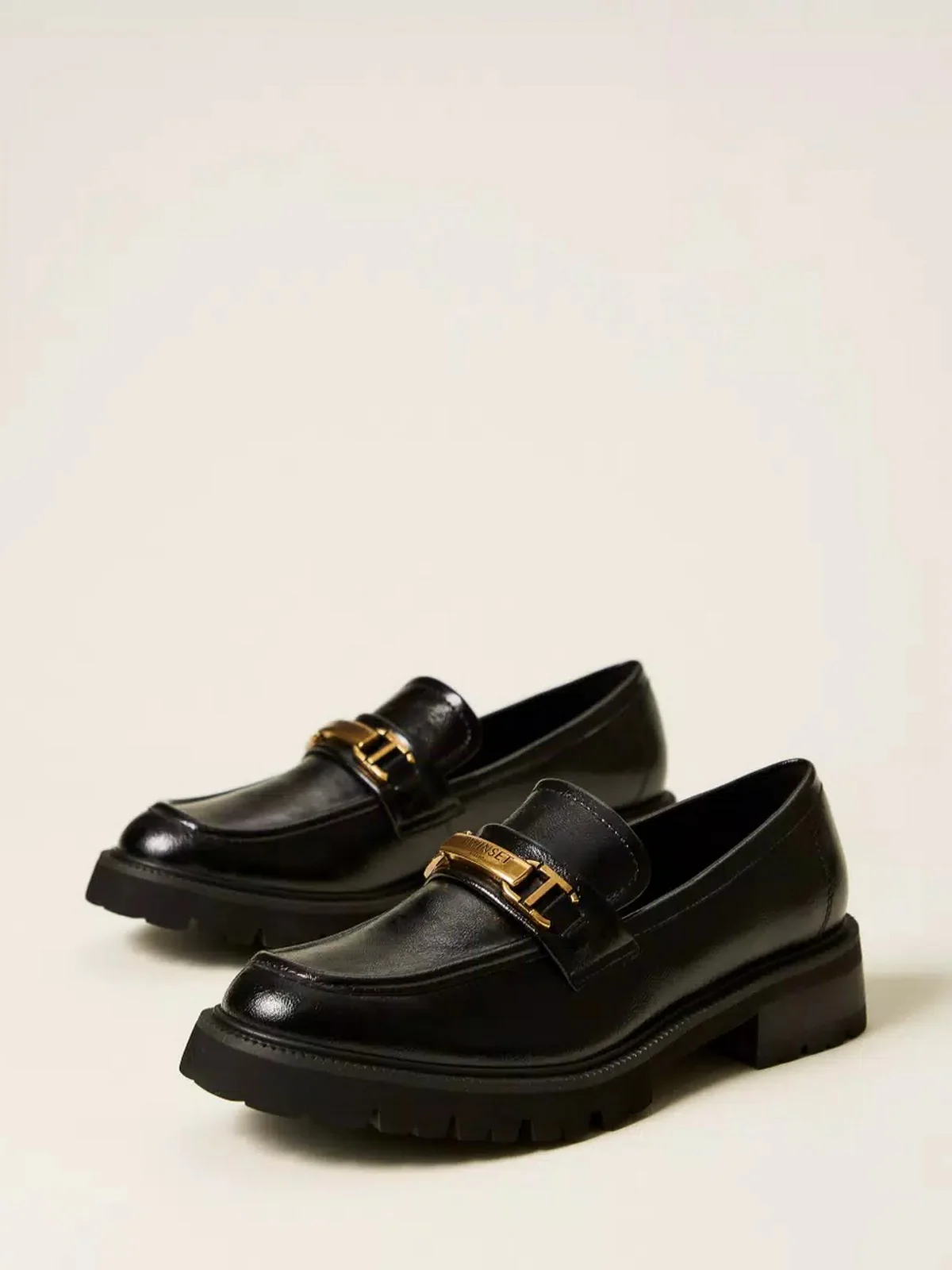 TWINSET Mocassino Donna MORSETTO SHOES 252TGT080 00006 Nero - Image 4