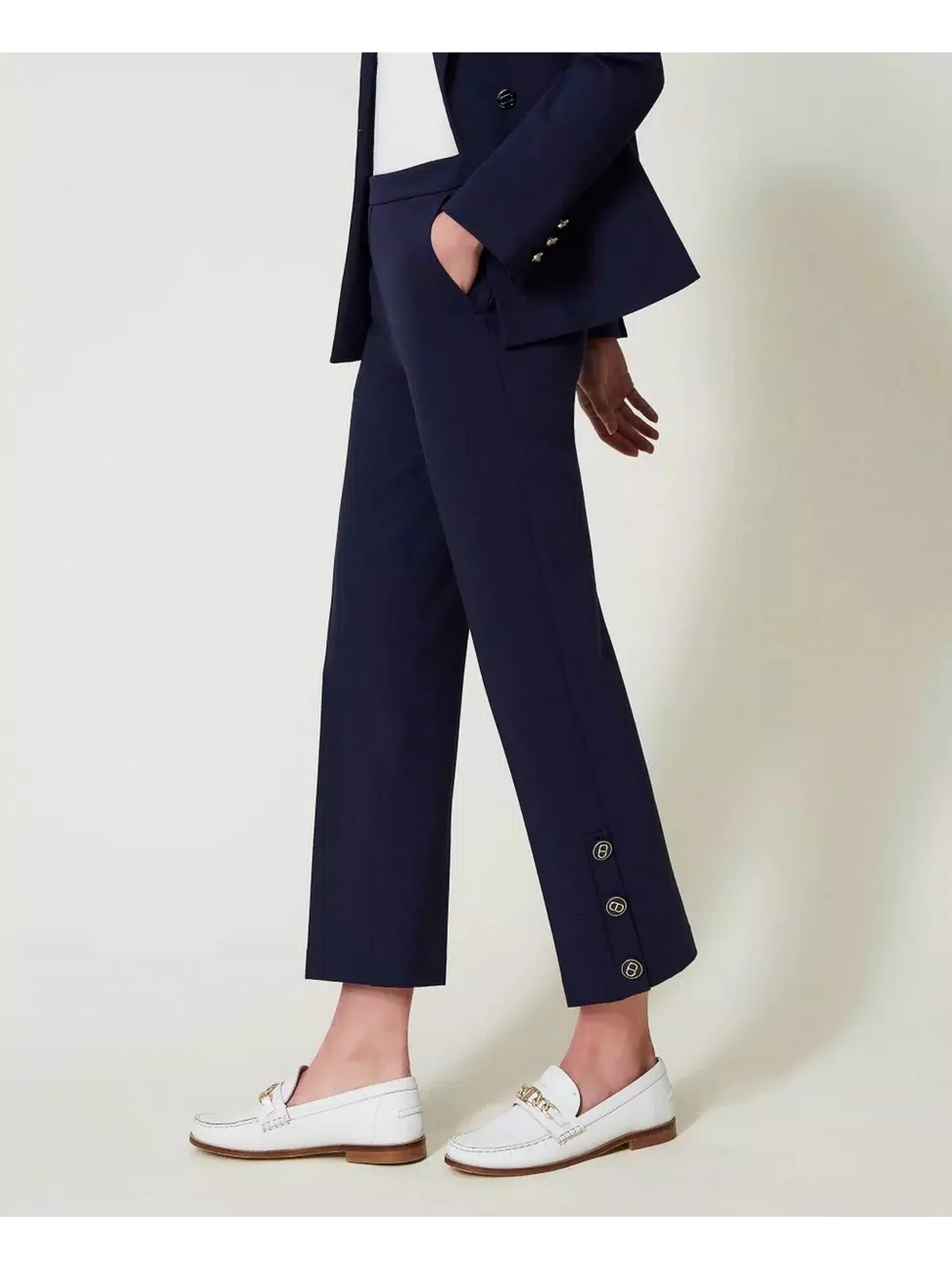 TWINSET Pantalone Donna  241TP2273 00305 Blu - Image 2