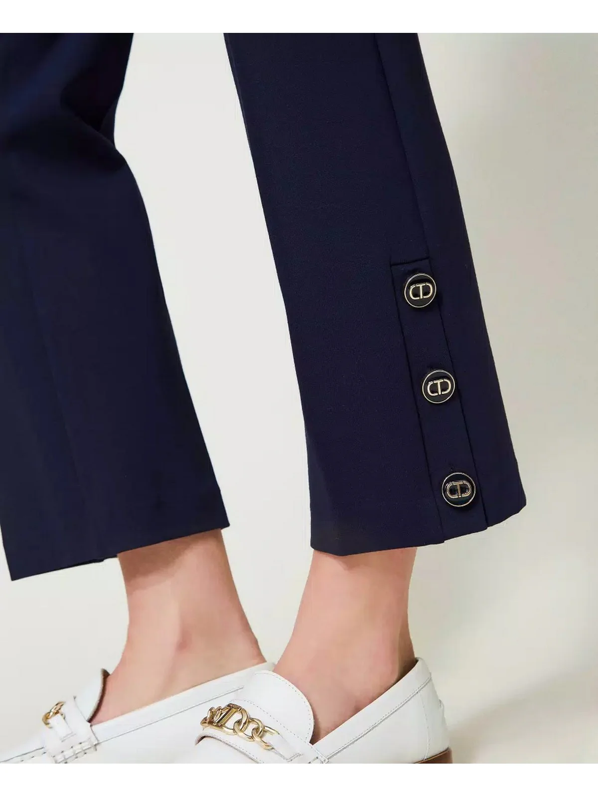 TWINSET Pantalone Donna  241TP2273 00305 Blu - Image 5