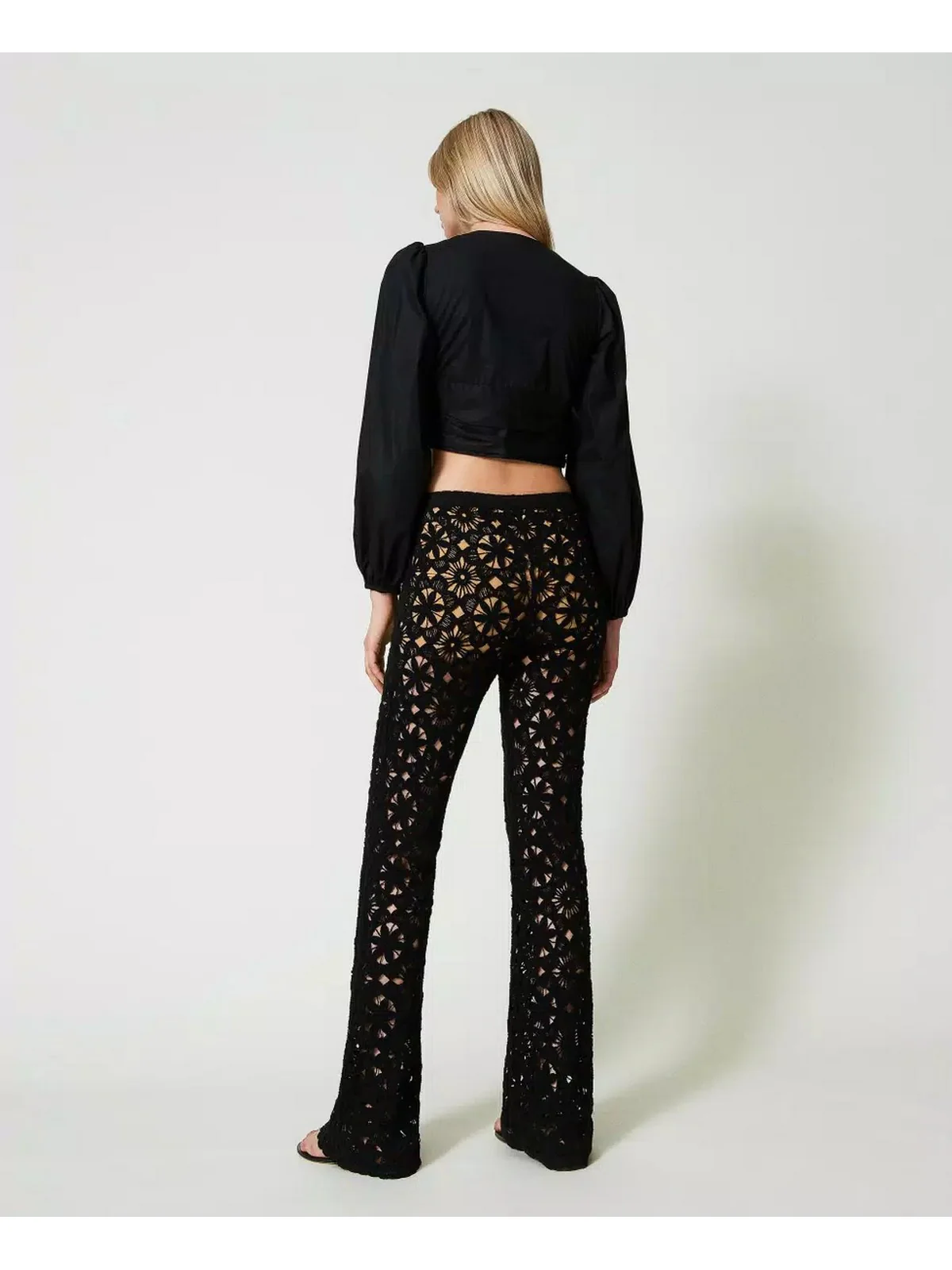 TWINSET Pantalone Donna  241TT3232 00006 Nero - Image 5