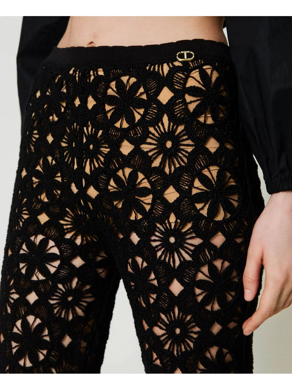 TWINSET Pantalone Donna  241TT3232 00006 Nero - Image 6