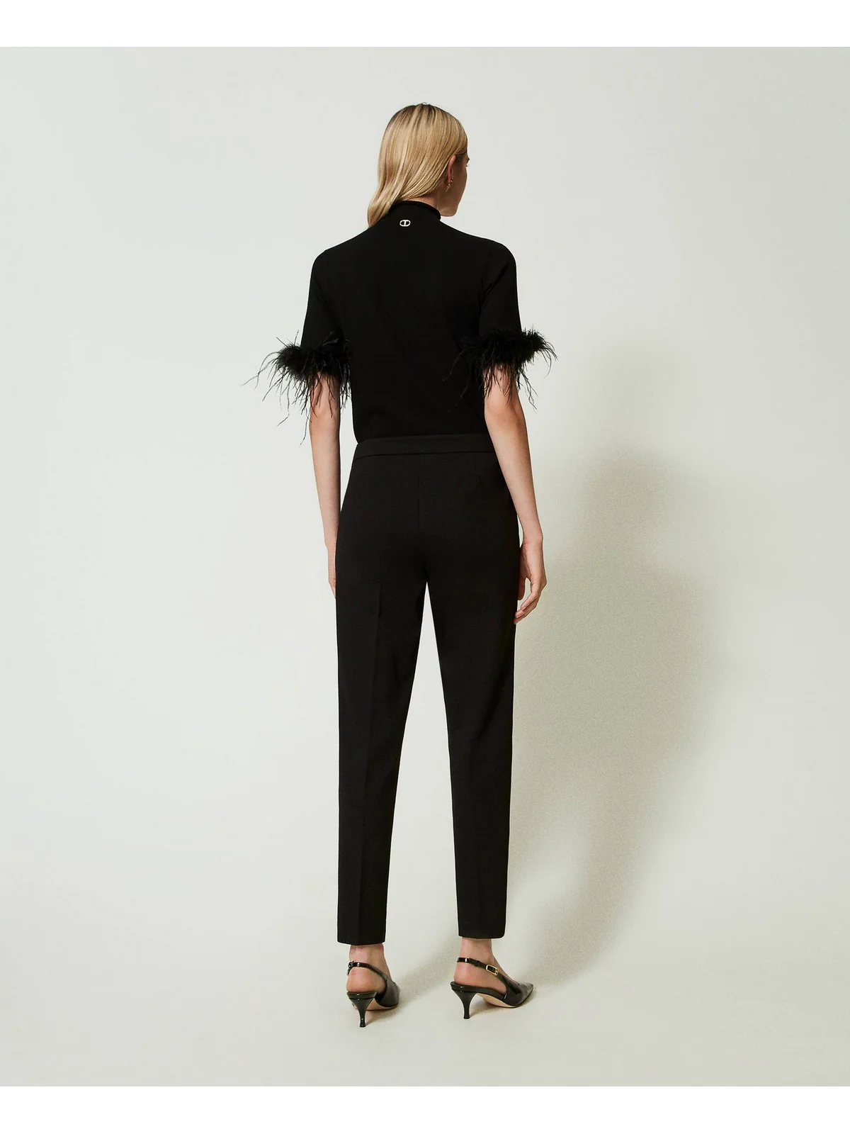 TWINSET Pantalone Donna  242TP224A 00006 Nero - Image 3