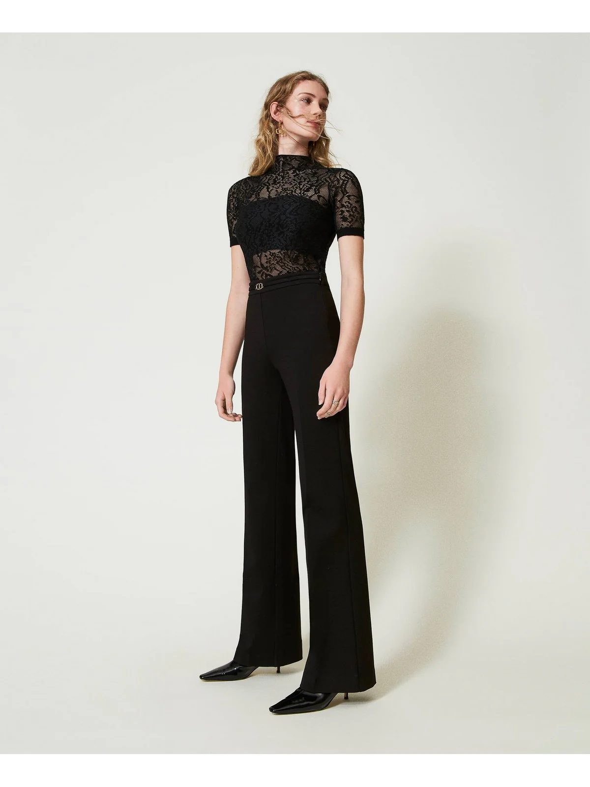 TWINSET Pantalone Donna  242TP224G 00006 Nero - Image 2