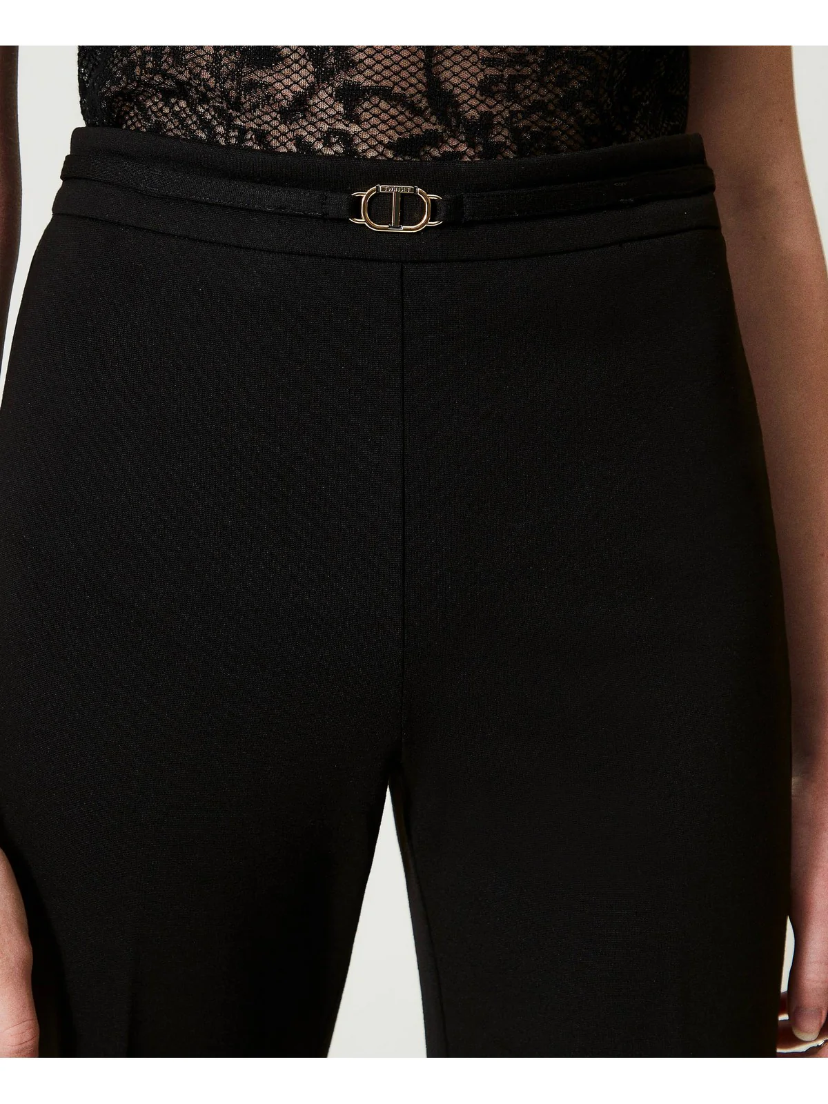 TWINSET Pantalone Donna  242TP224G 00006 Nero - Image 4