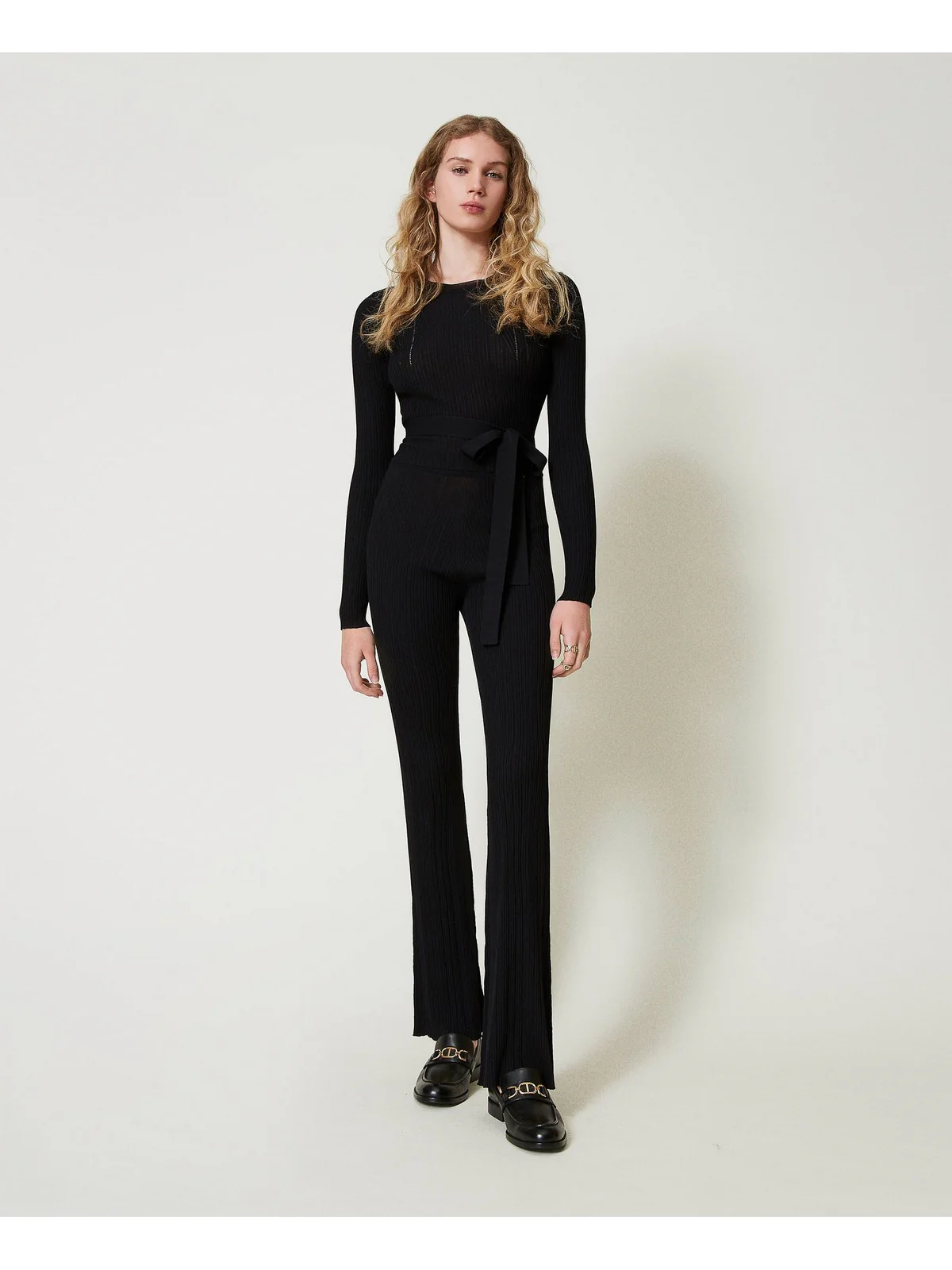 TWINSET Pantalone Donna  242TP3042 00006 Nero - Image 2