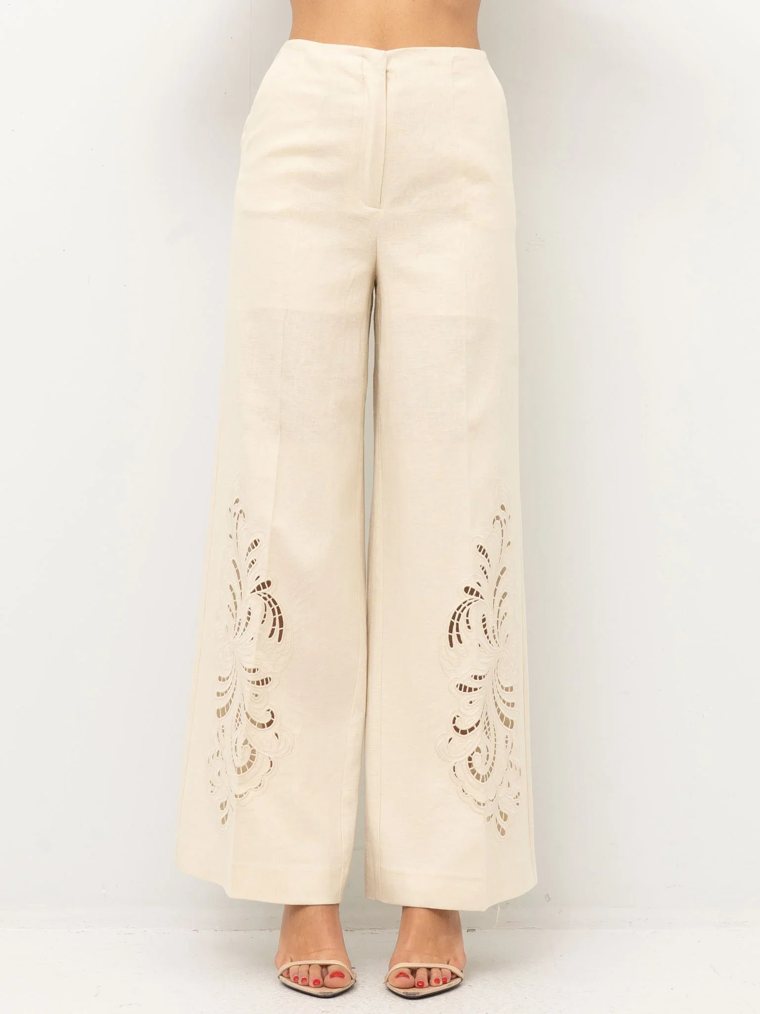 TWINSET Pantalone Donna  251TP2165 00059 MADREPERLA - Image 3