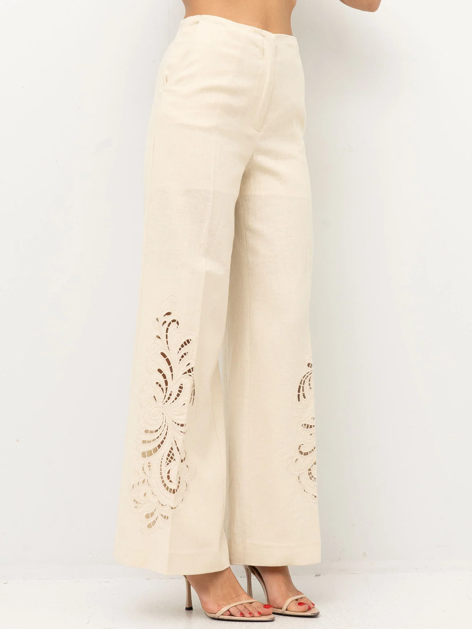 TWINSET Pantalone Donna  251TP2165 00059 MADREPERLA - Image 4