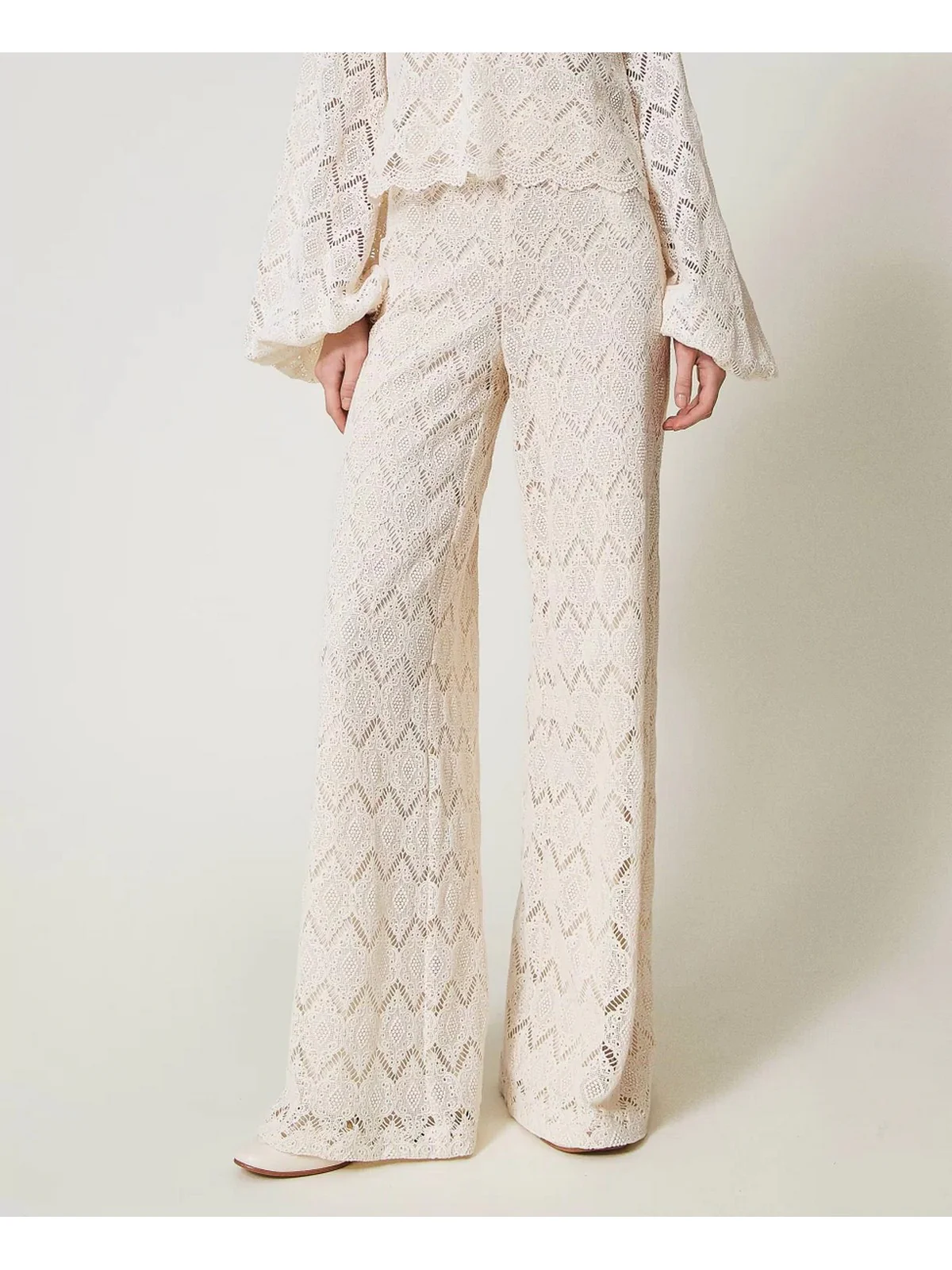 TWINSET Pantalone Donna  251TP2409 12140 Beige - Image 5