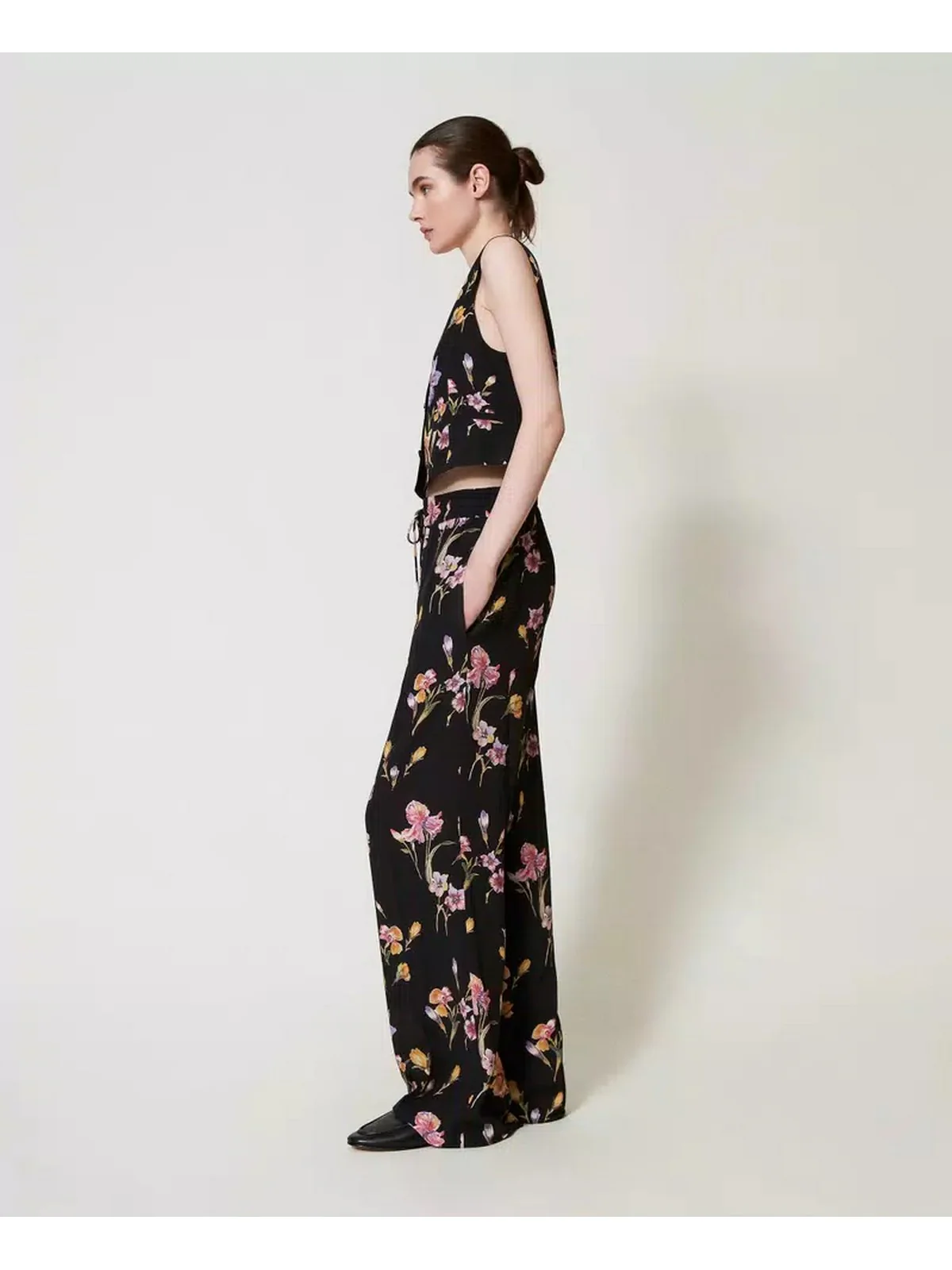 TWINSET Pantalone Donna  251TP2776 12328 Nero - Image 2