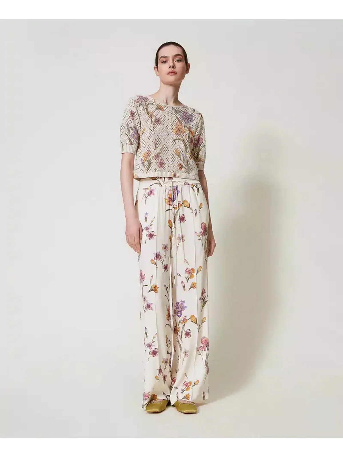 TWINSET Pantalone Donna  251TP2776 12329 Bianco - Image 3