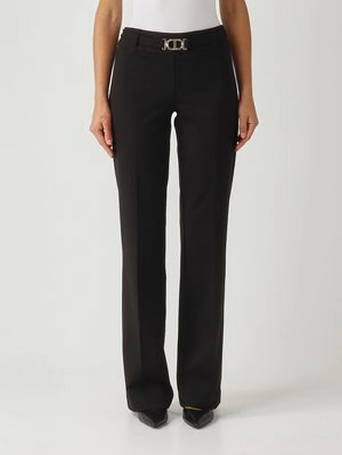TWINSET Pantalone Donna CREPE SUIT 252TP2591 00006 Nero - Image 2