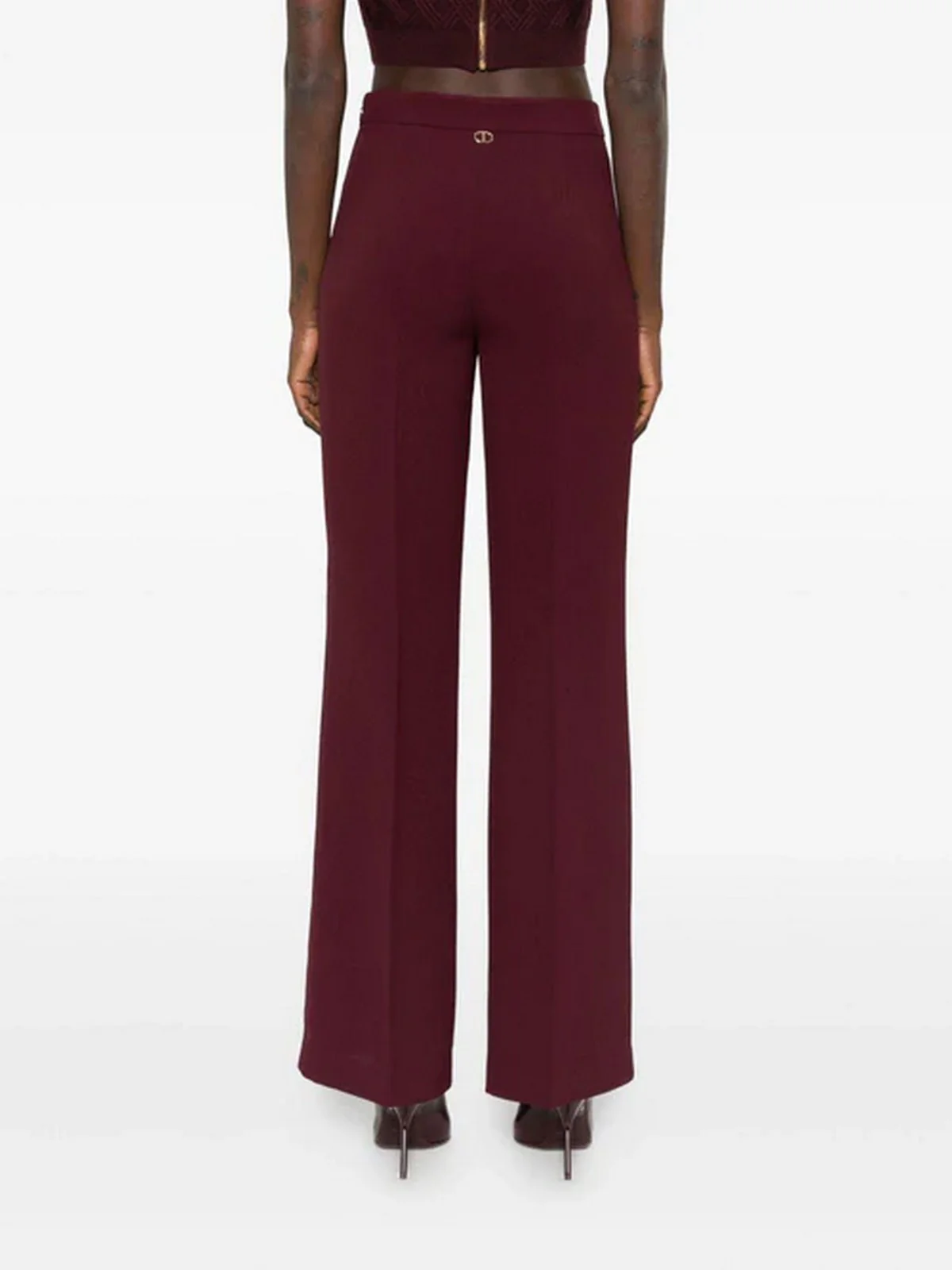 TWINSET Pantalone Donna CREPE SUIT 252TP2591 05609 WINETASTING - Image 2