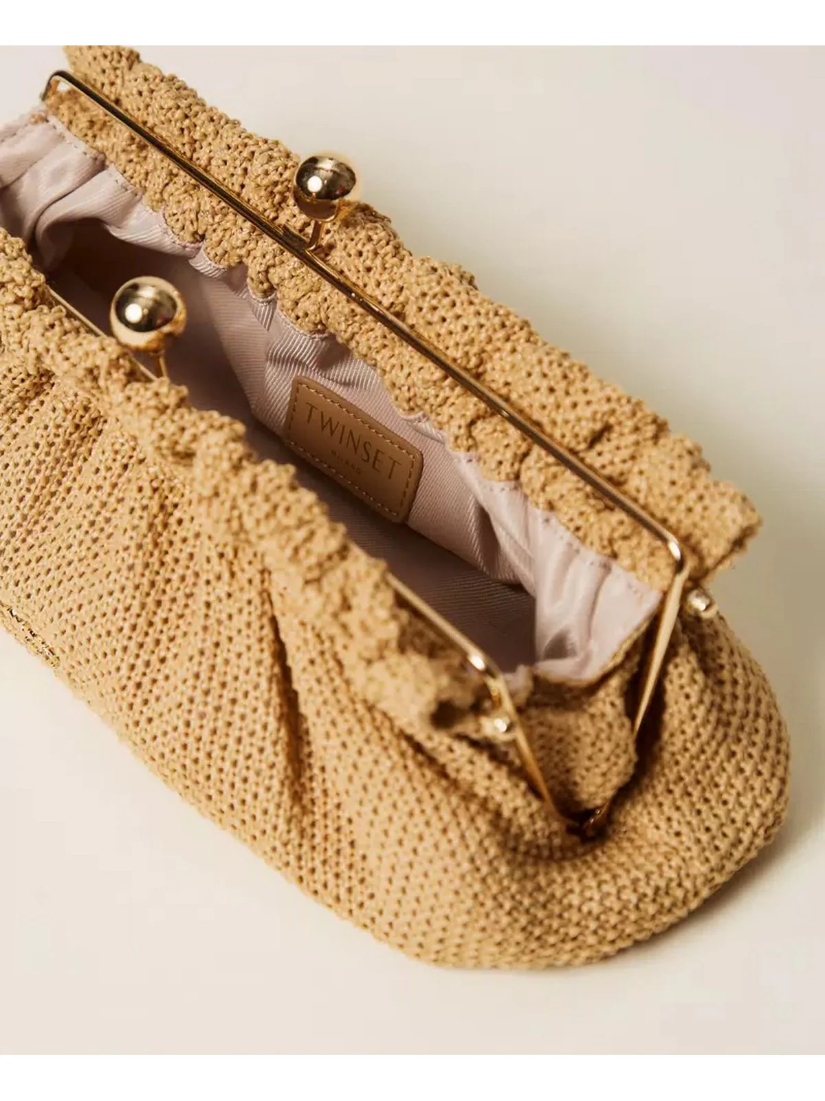 TWINSET Pochette Donna 261TD8280 00193 PAGLIA - Image 2