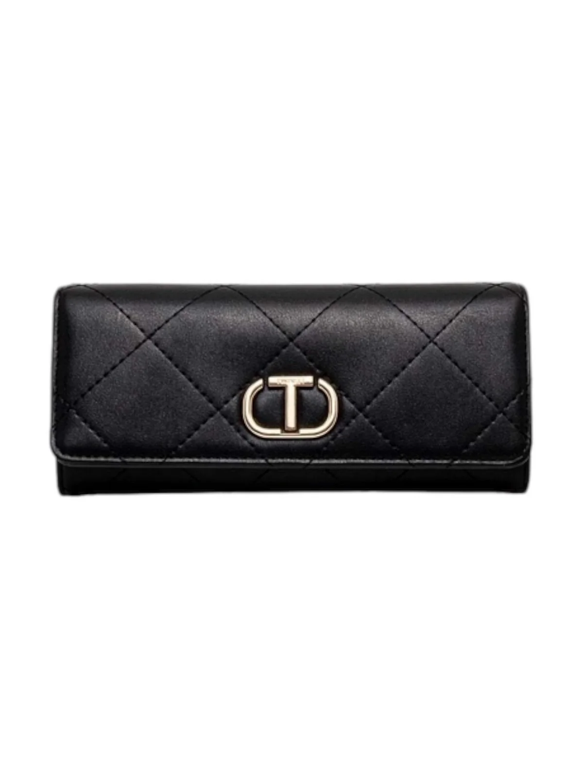 TWINSET Portafoglio Donna T-LOCK 242TB7255 00006 Nero