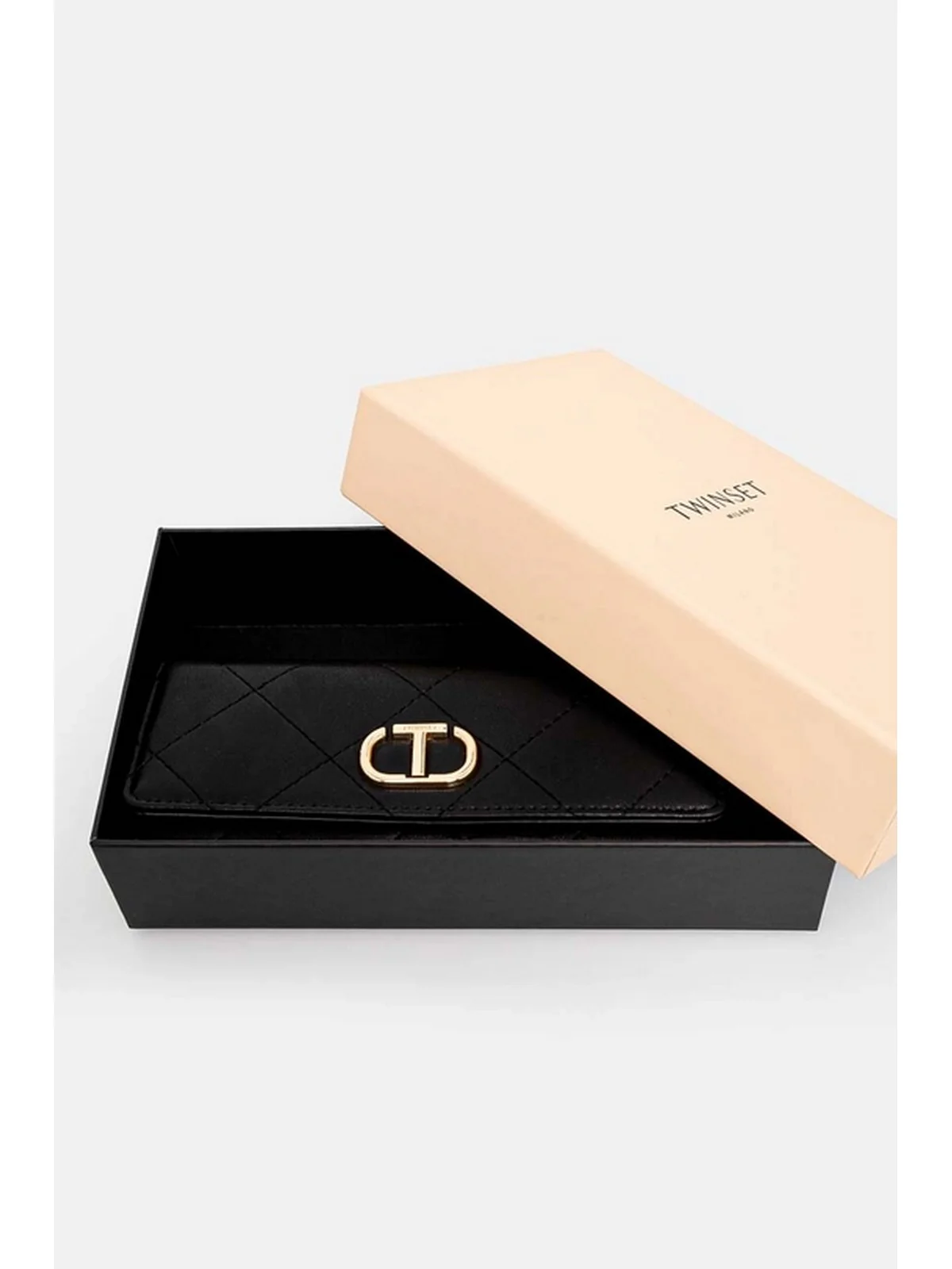 TWINSET Portafoglio Donna T-LOCK 242TB7255 00006 Nero - Image 3