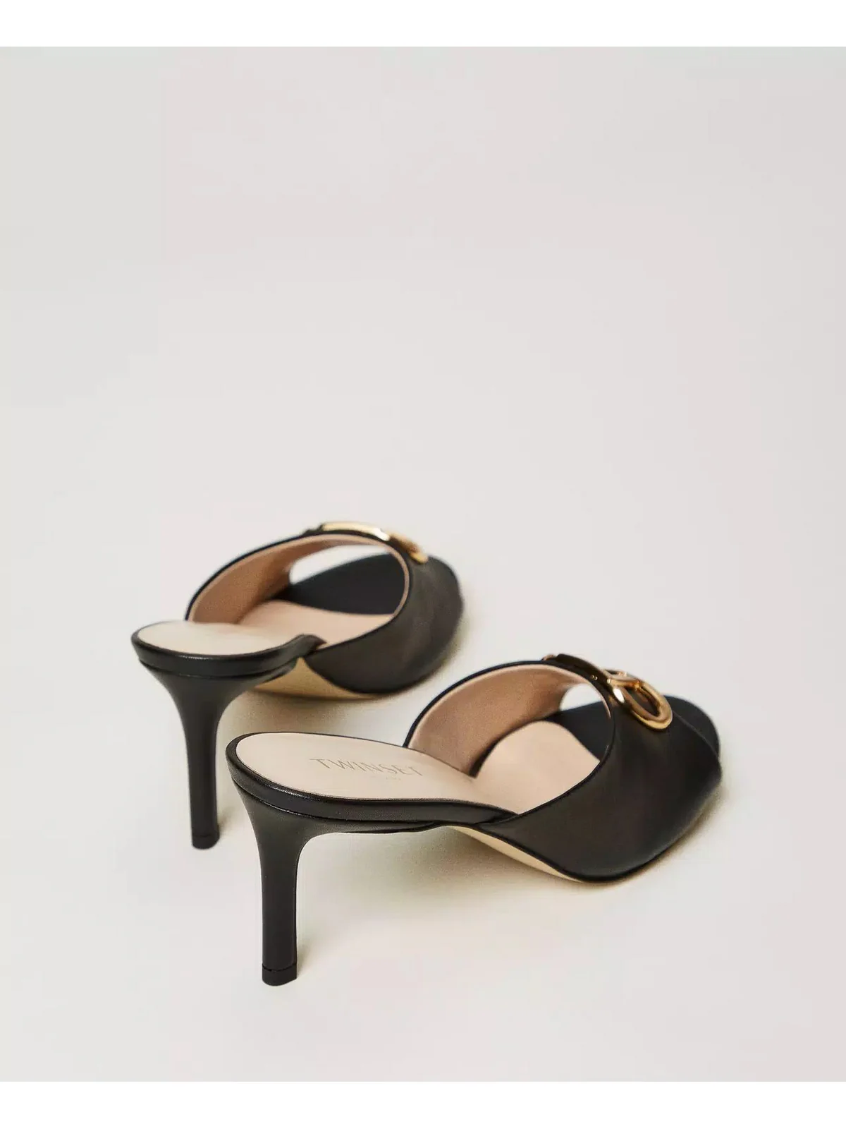 TWINSET Sandalo Donna 241TCP126 00006 Nero - Image 3