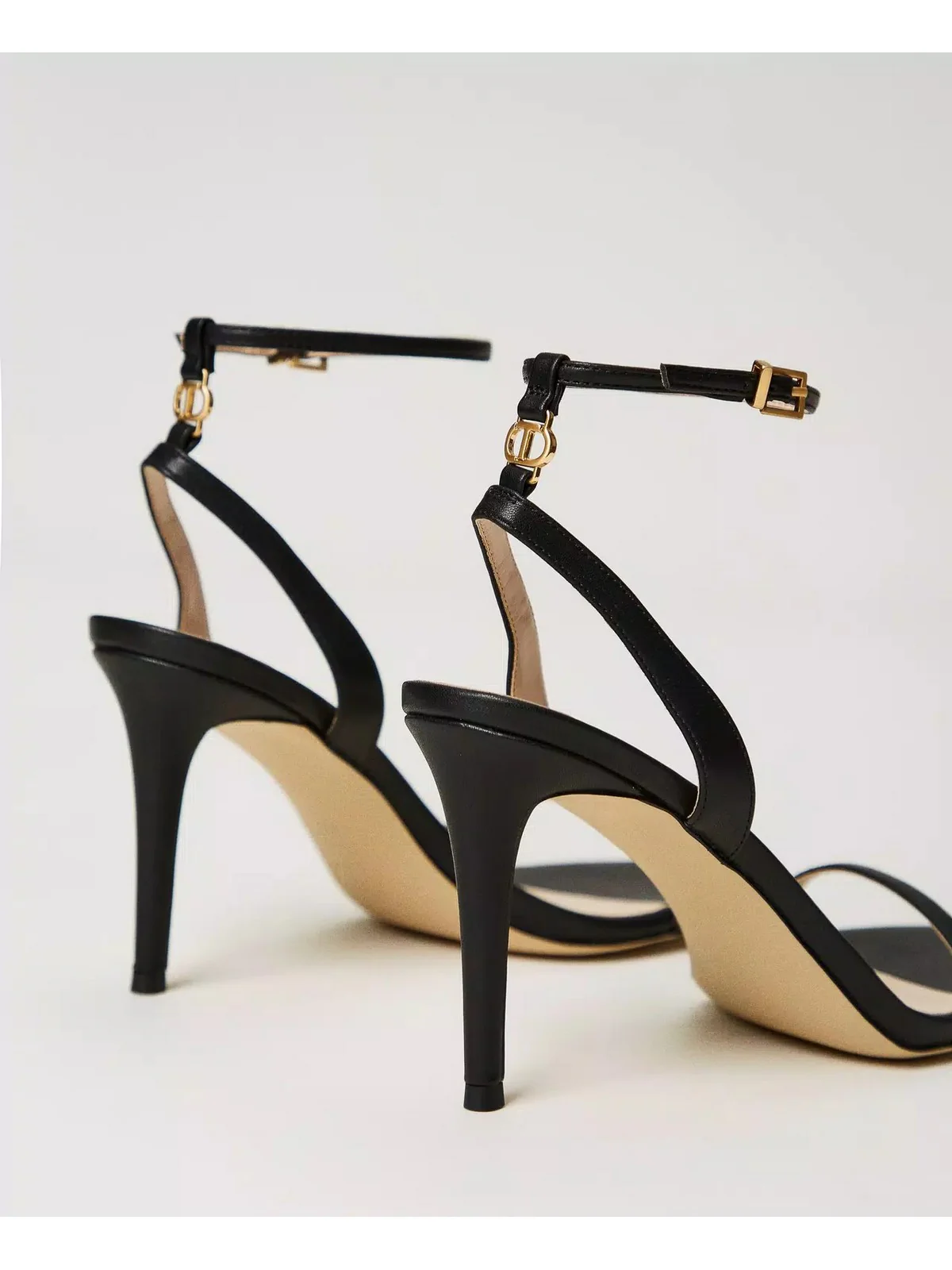 TWINSET Sandalo Donna 241TCP174 00006 Nero - Image 3