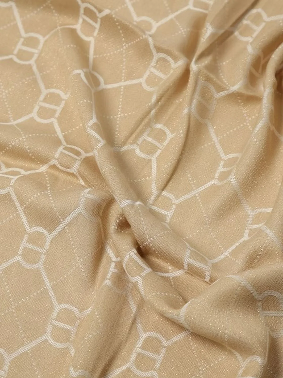TWINSET Sciarpa Donna SHADED LUREX SCARF 252TA4210 12129 NATURAL BEIGE - Image 2