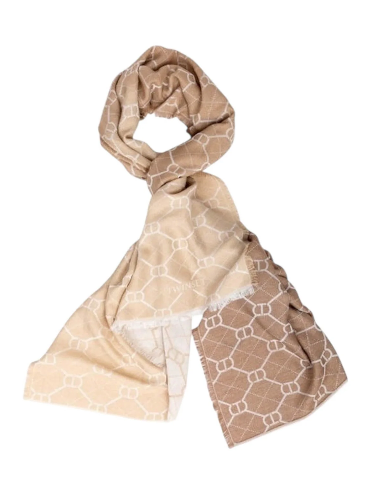 TWINSET Sciarpa Donna SHADED LUREX SCARF 252TA4210 12129 NATURAL BEIGE - Image 5