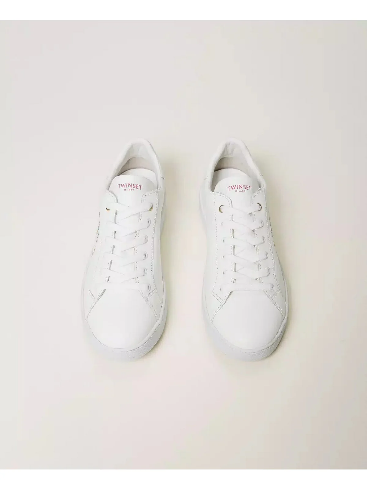 TWINSET Sneaker Donna  241TCP046 00001 Bianco - Image 4