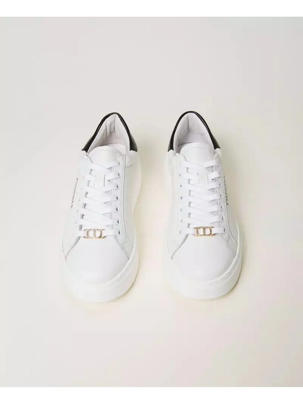 TWINSET Sneaker Donna  241TCP050 01870 Bianco - Image 4
