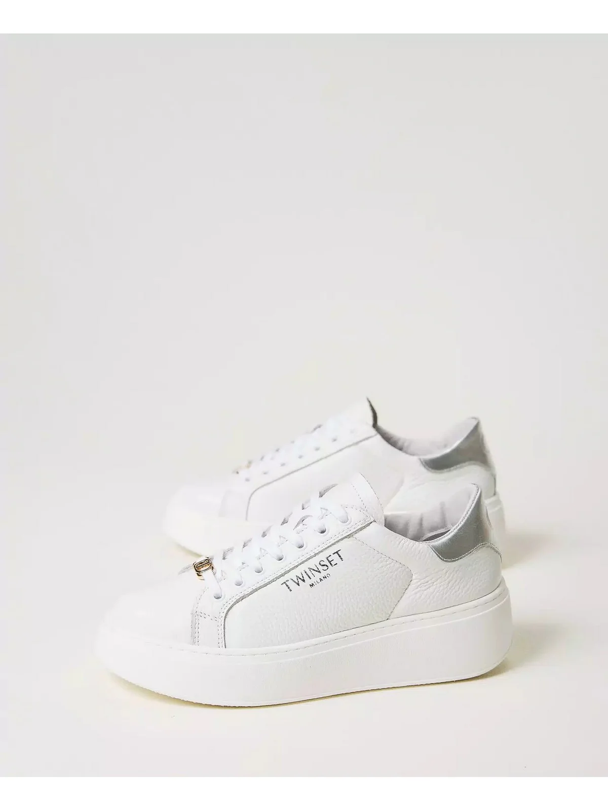 TWINSET Sneaker Donna  241TCP050 07200 Bianco - Image 3
