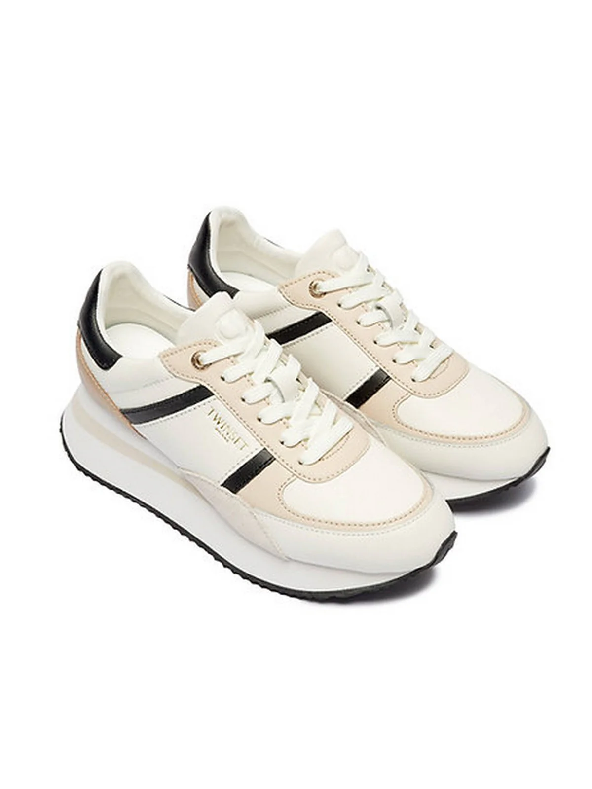 TWINSET Sneaker Donna  242TCP026 01870 Bianco - Image 3