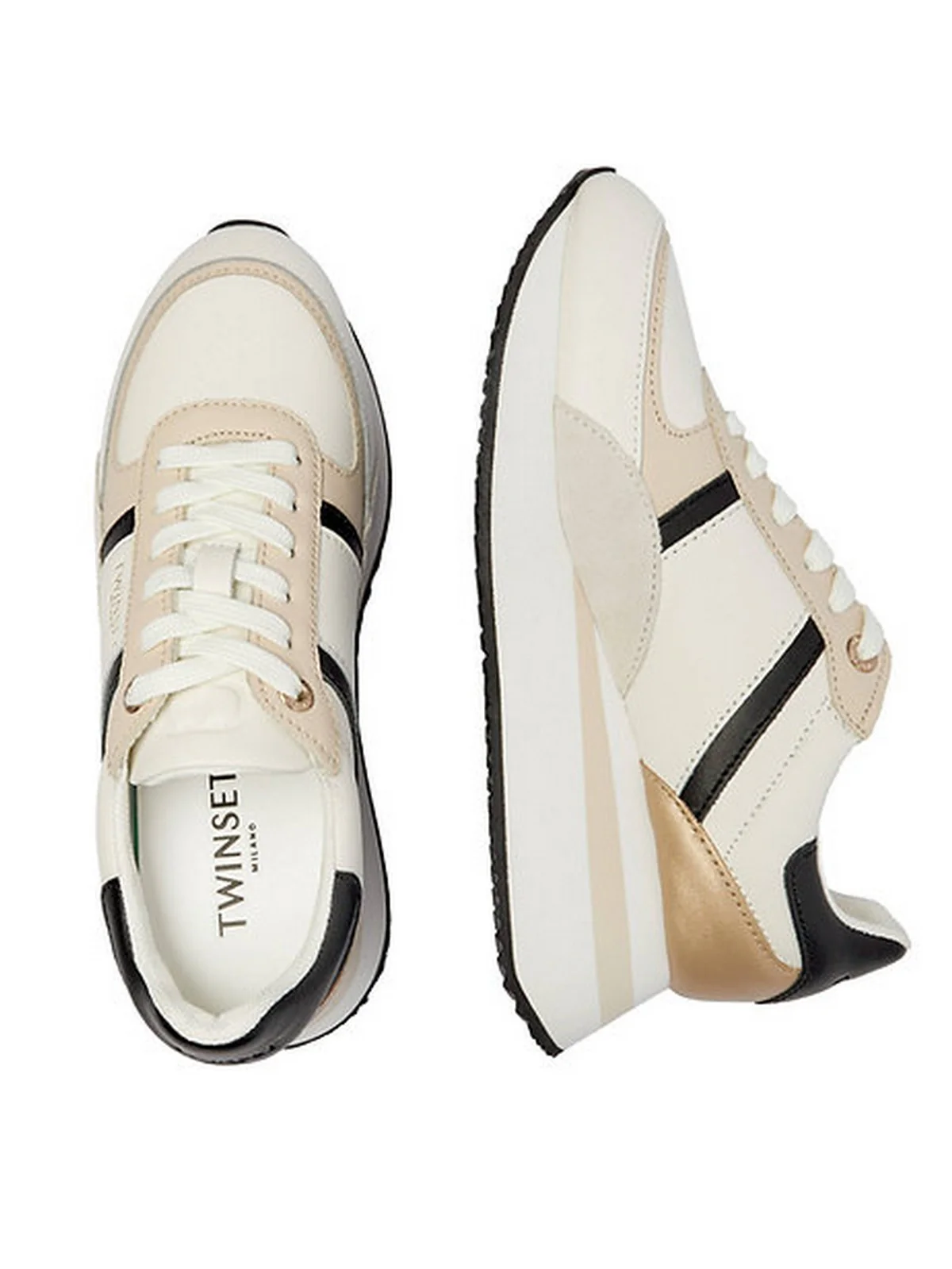 TWINSET Sneaker Donna  242TCP026 01870 Bianco - Image 4