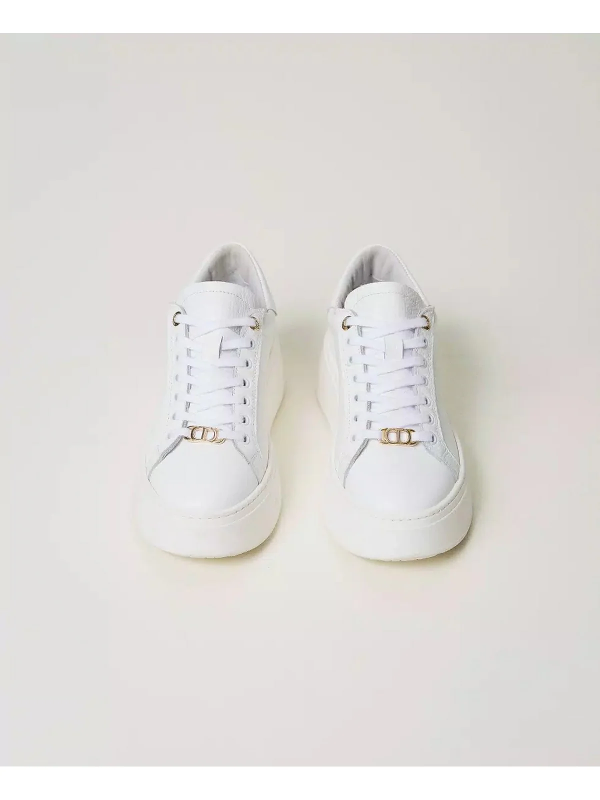 TWINSET Sneaker Donna  242TGT184 00001 Bianco - Image 4