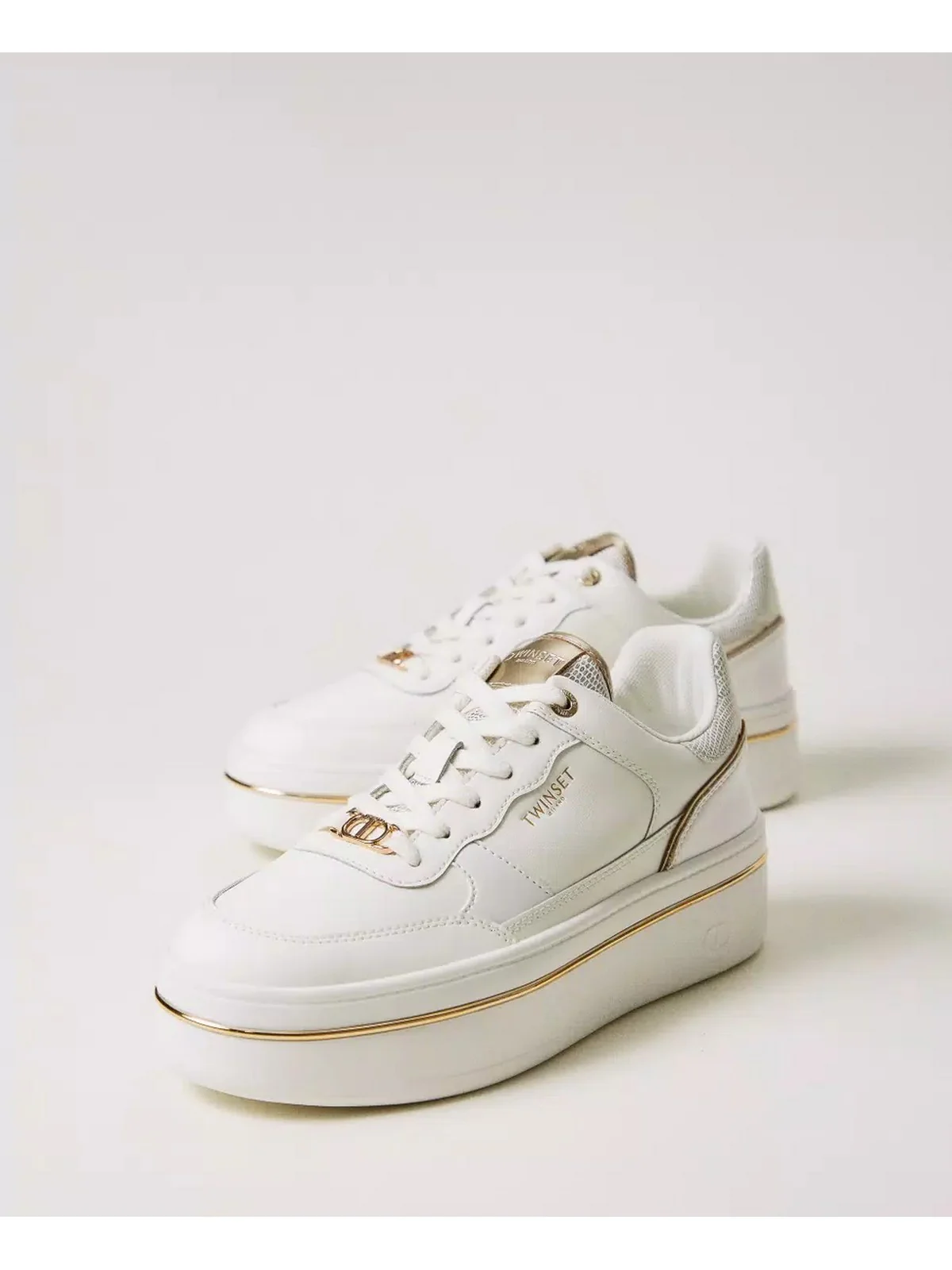 TWINSET Sneaker Donna  251TCP014 07049 Bianco - Image 2