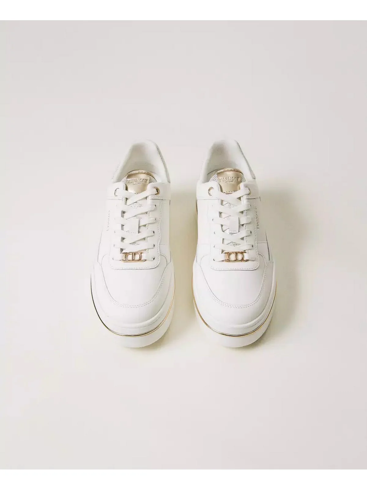 TWINSET Sneaker Donna  251TCP014 07049 Bianco - Image 4