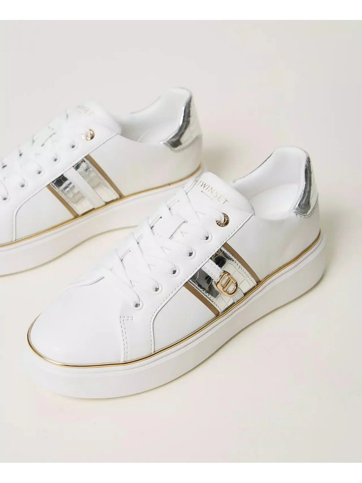 TWINSET Sneaker Donna  251TCP01A 01870 Bianco - Image 2