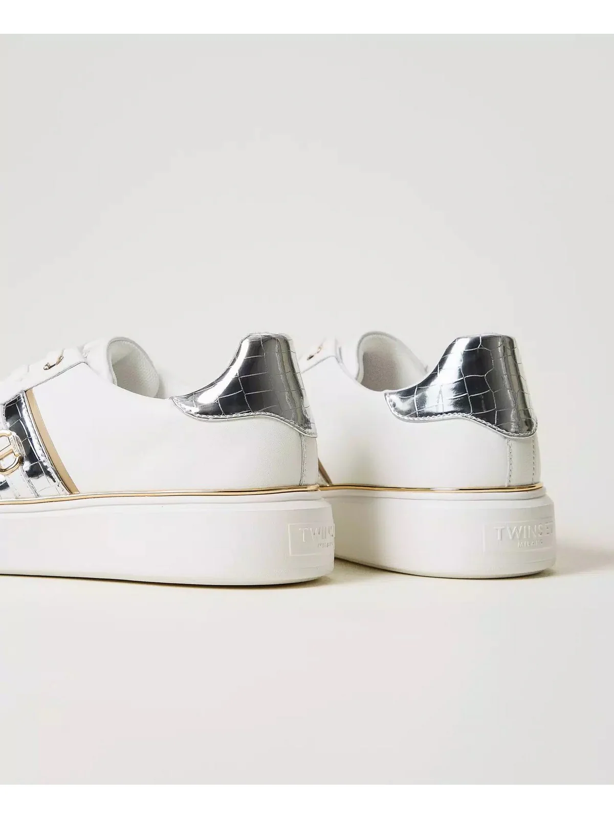 TWINSET Sneaker Donna  251TCP01A 01870 Bianco - Image 3