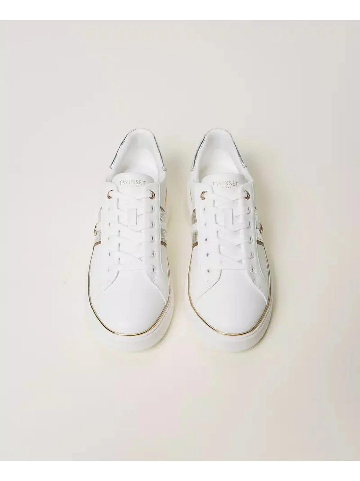 TWINSET Sneaker Donna  251TCP01A 01870 Bianco - Image 4