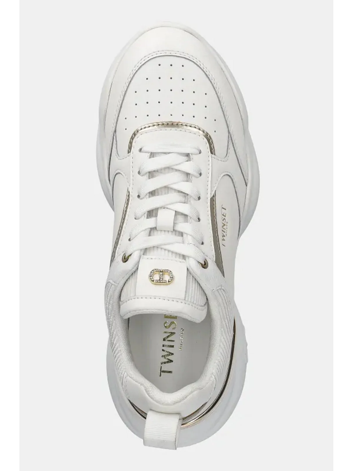 TWINSET Sneaker Donna  251TCP054 00001 Bianco - Image 3
